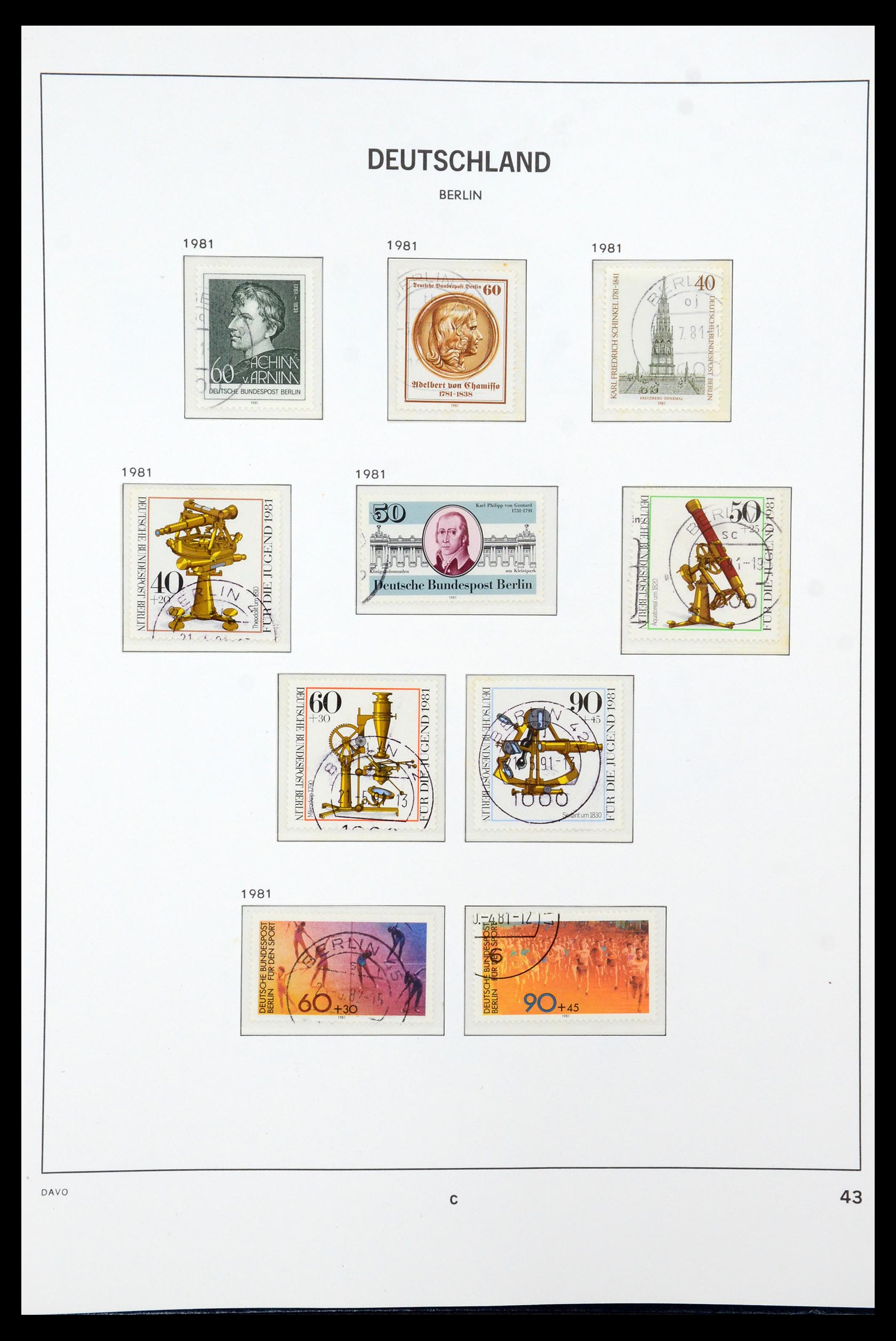 36441 087 - Postzegelverzameling 36441 Berlijn 1948-1990.