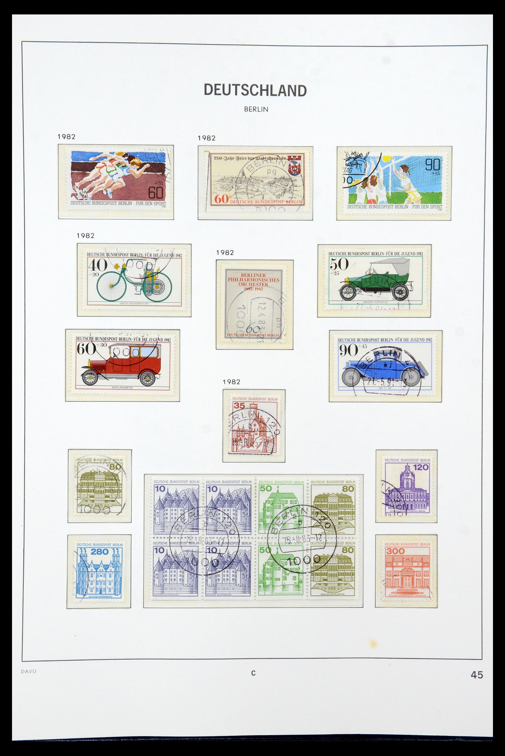36441 089 - Stamp collection 36441 Berlin 1948-1990.