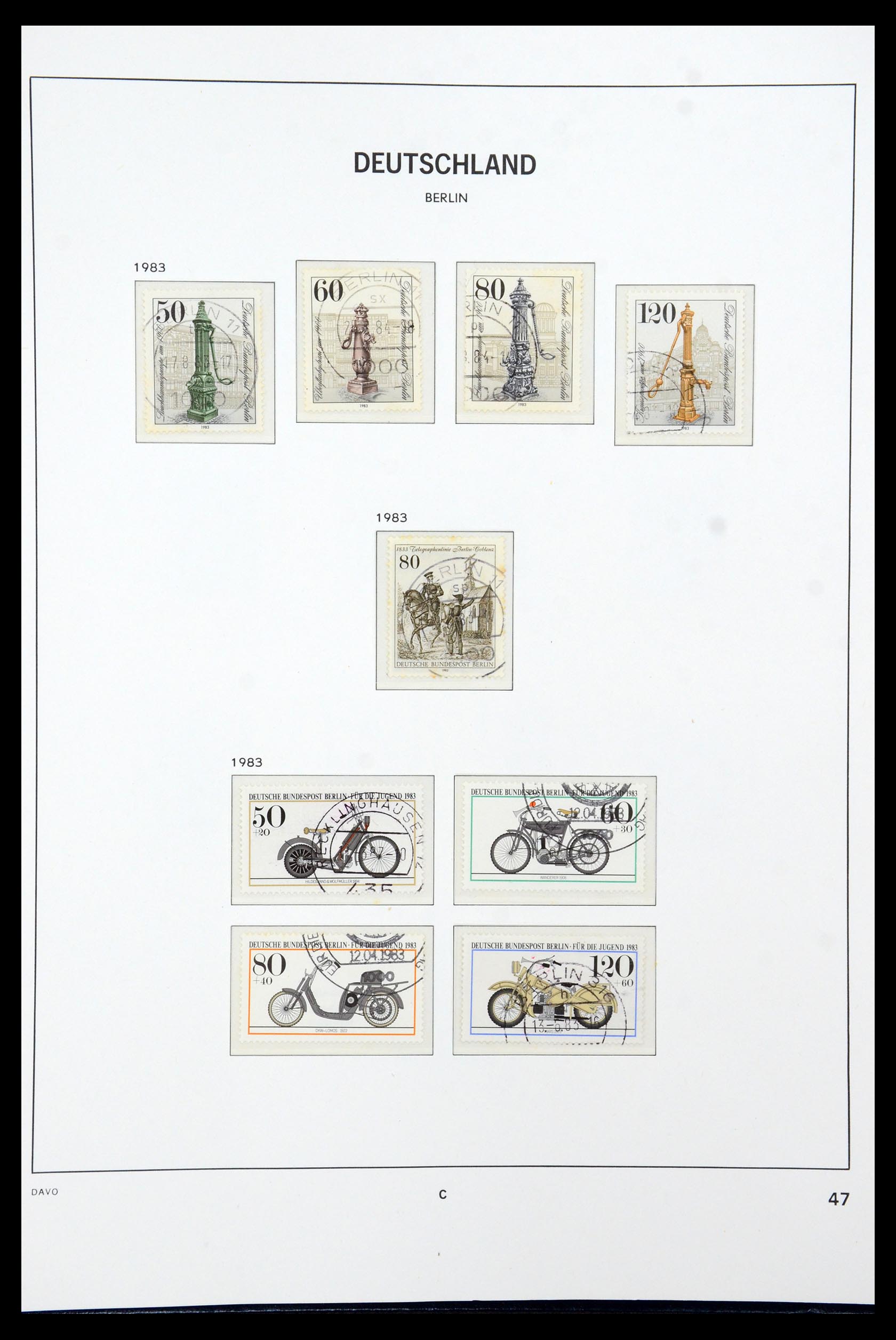 36441 091 - Stamp collection 36441 Berlin 1948-1990.