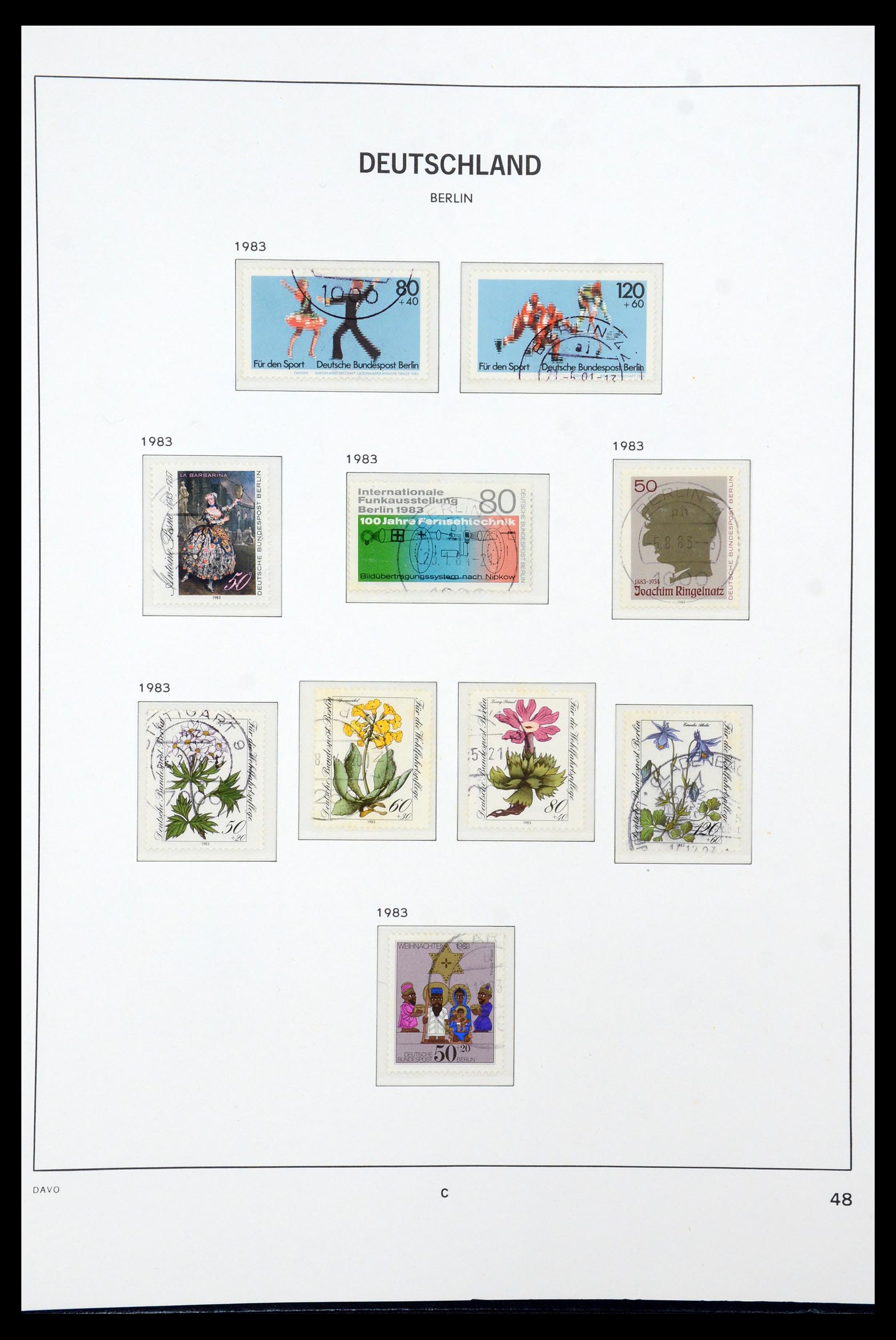 36441 092 - Postzegelverzameling 36441 Berlijn 1948-1990.