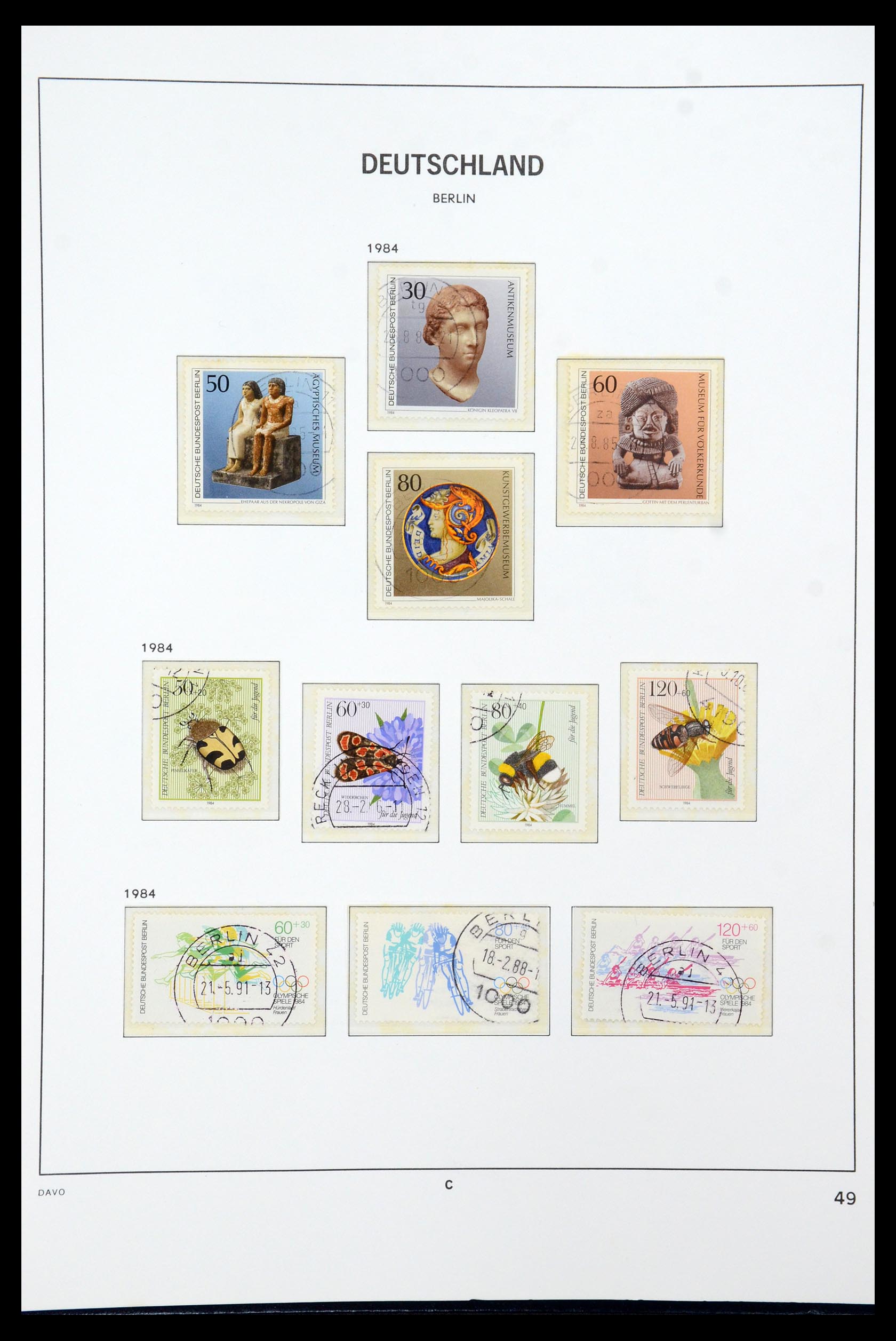 36441 093 - Postzegelverzameling 36441 Berlijn 1948-1990.