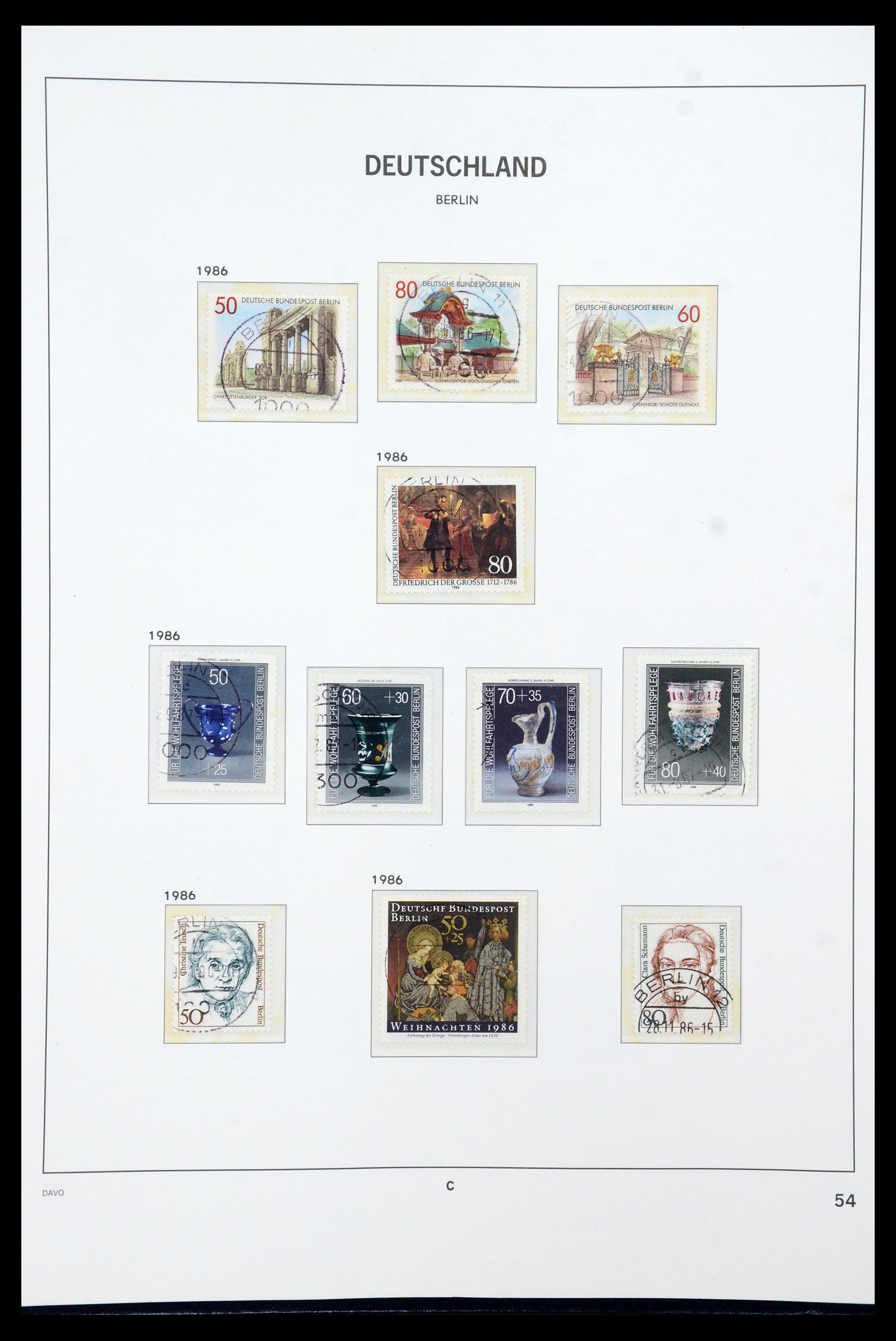 36441 098 - Postzegelverzameling 36441 Berlijn 1948-1990.