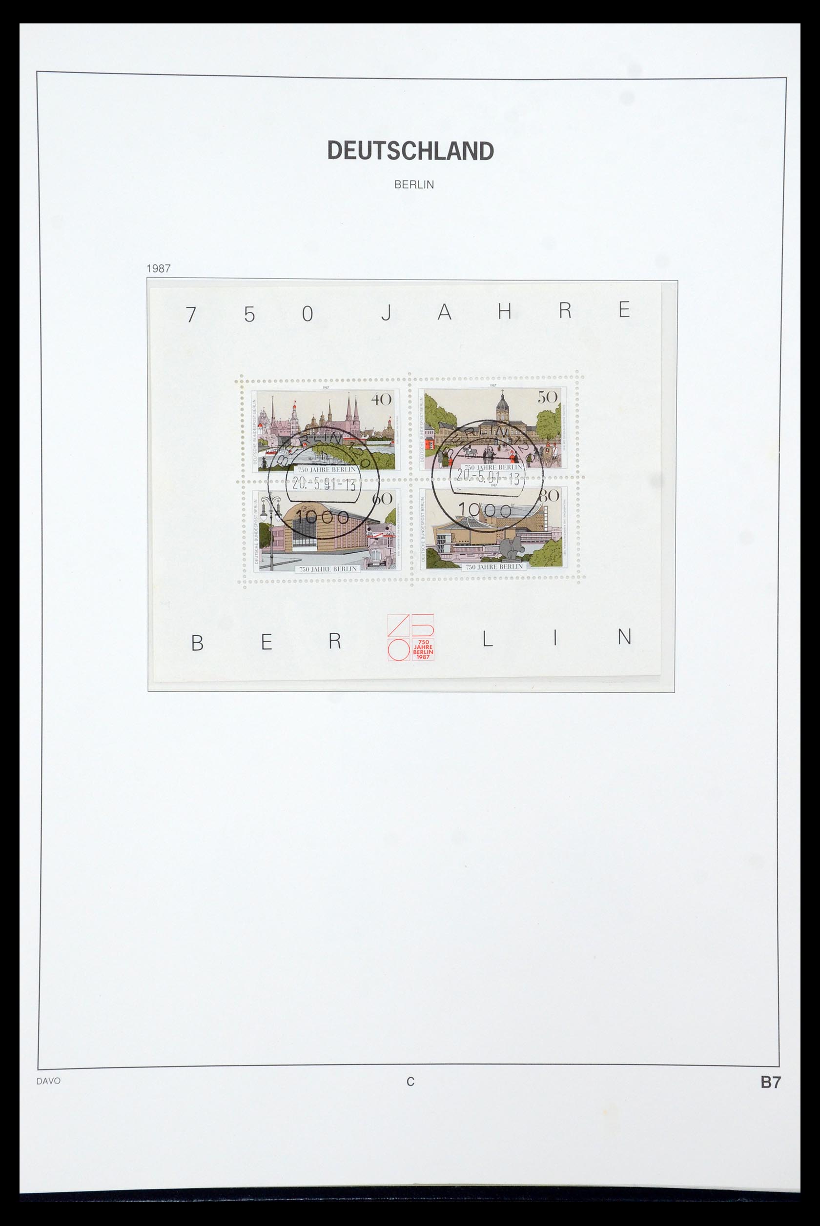 36441 100 - Postzegelverzameling 36441 Berlijn 1948-1990.