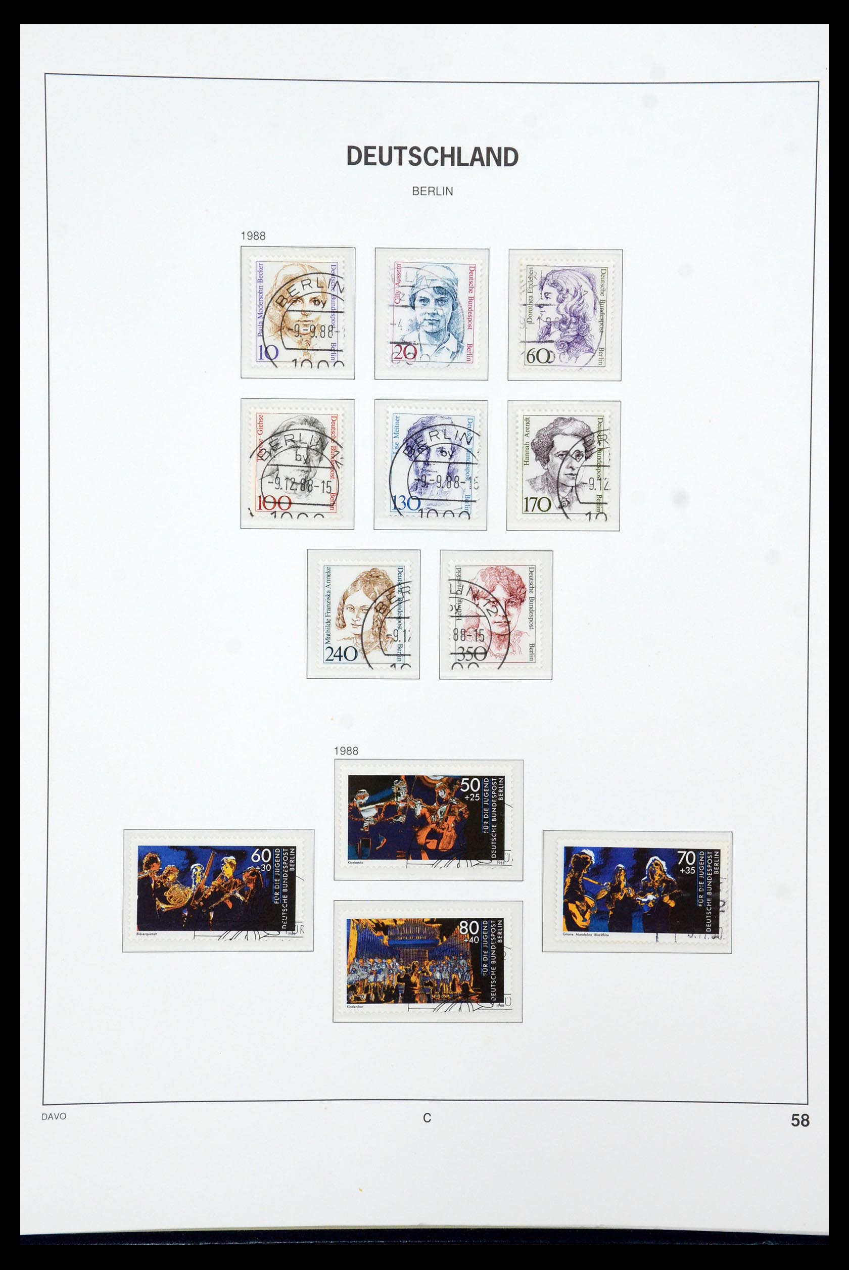 36441 103 - Postzegelverzameling 36441 Berlijn 1948-1990.