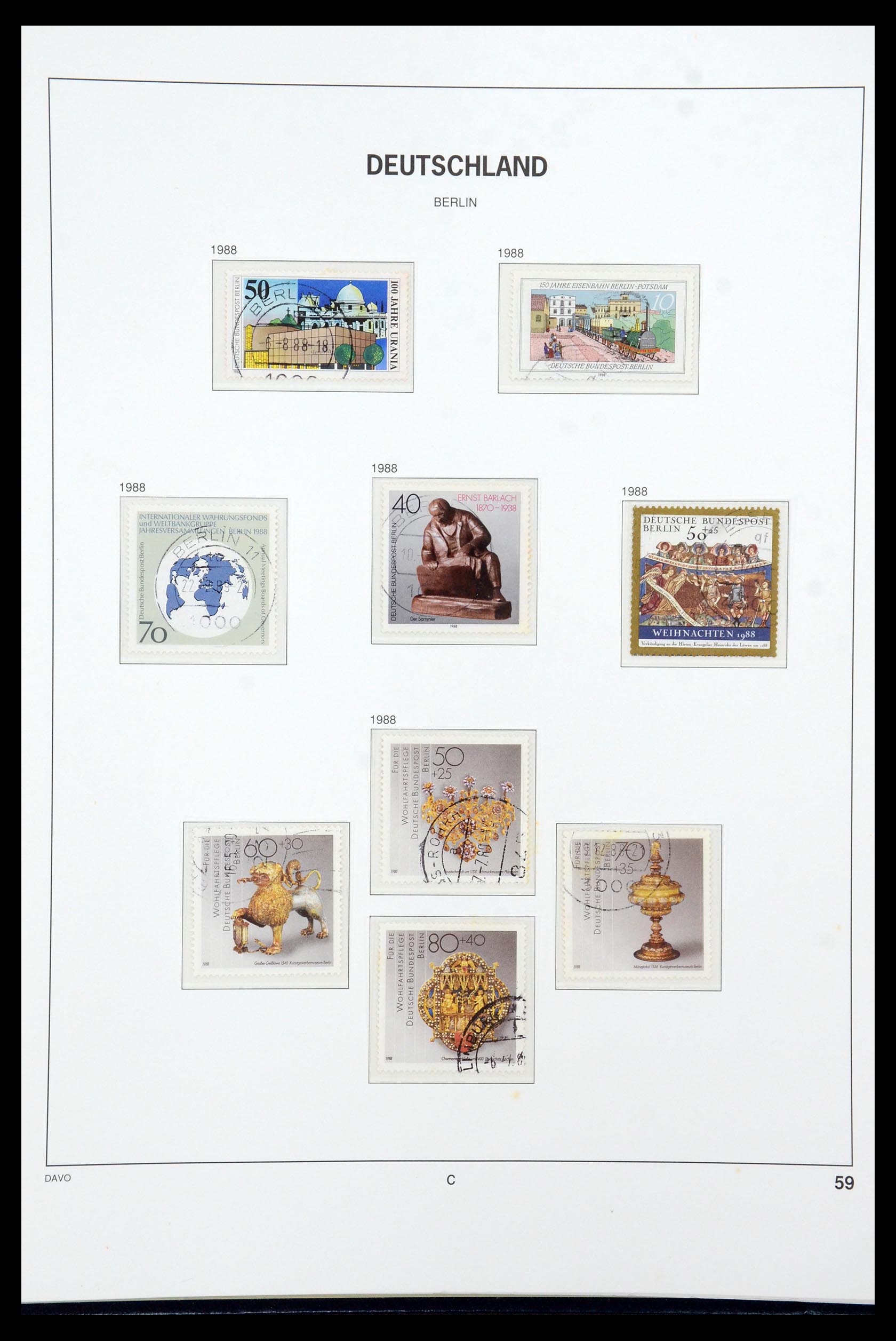 36441 104 - Postzegelverzameling 36441 Berlijn 1948-1990.