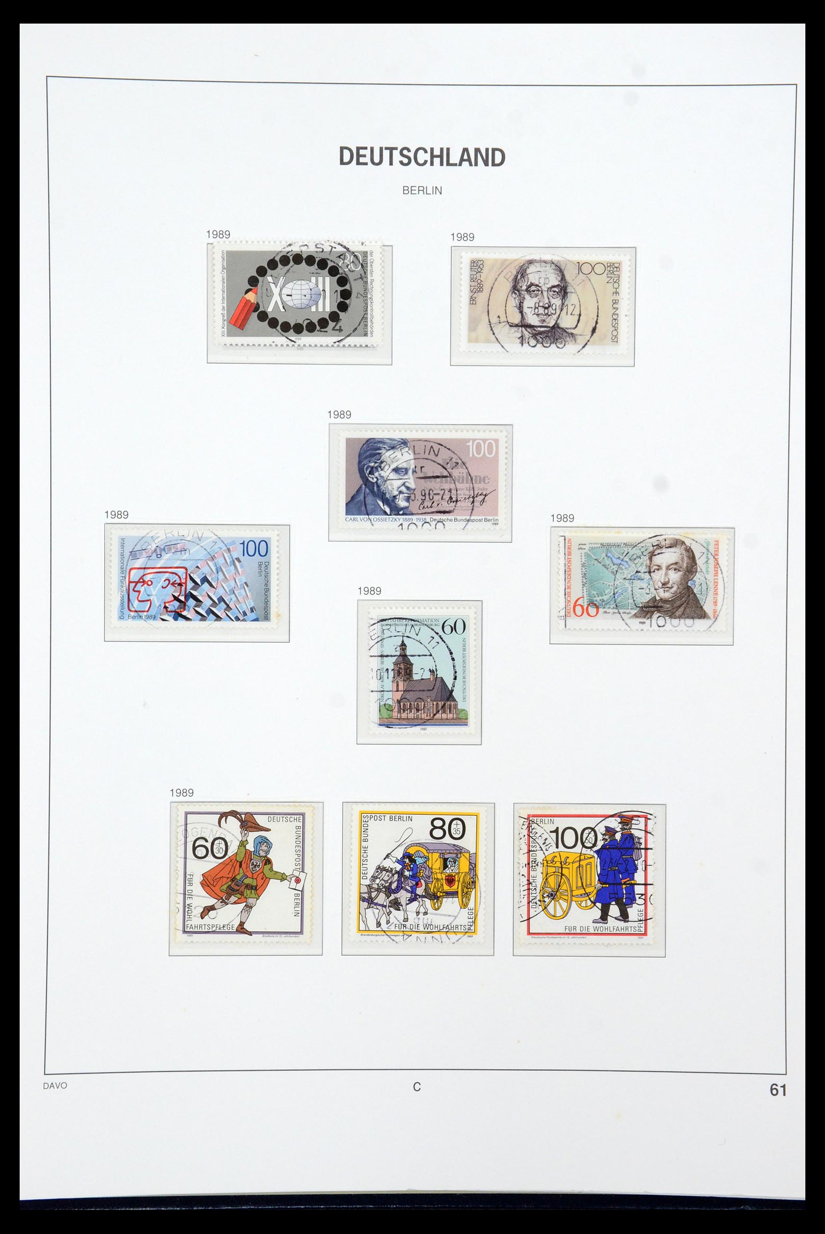 36441 107 - Postzegelverzameling 36441 Berlijn 1948-1990.