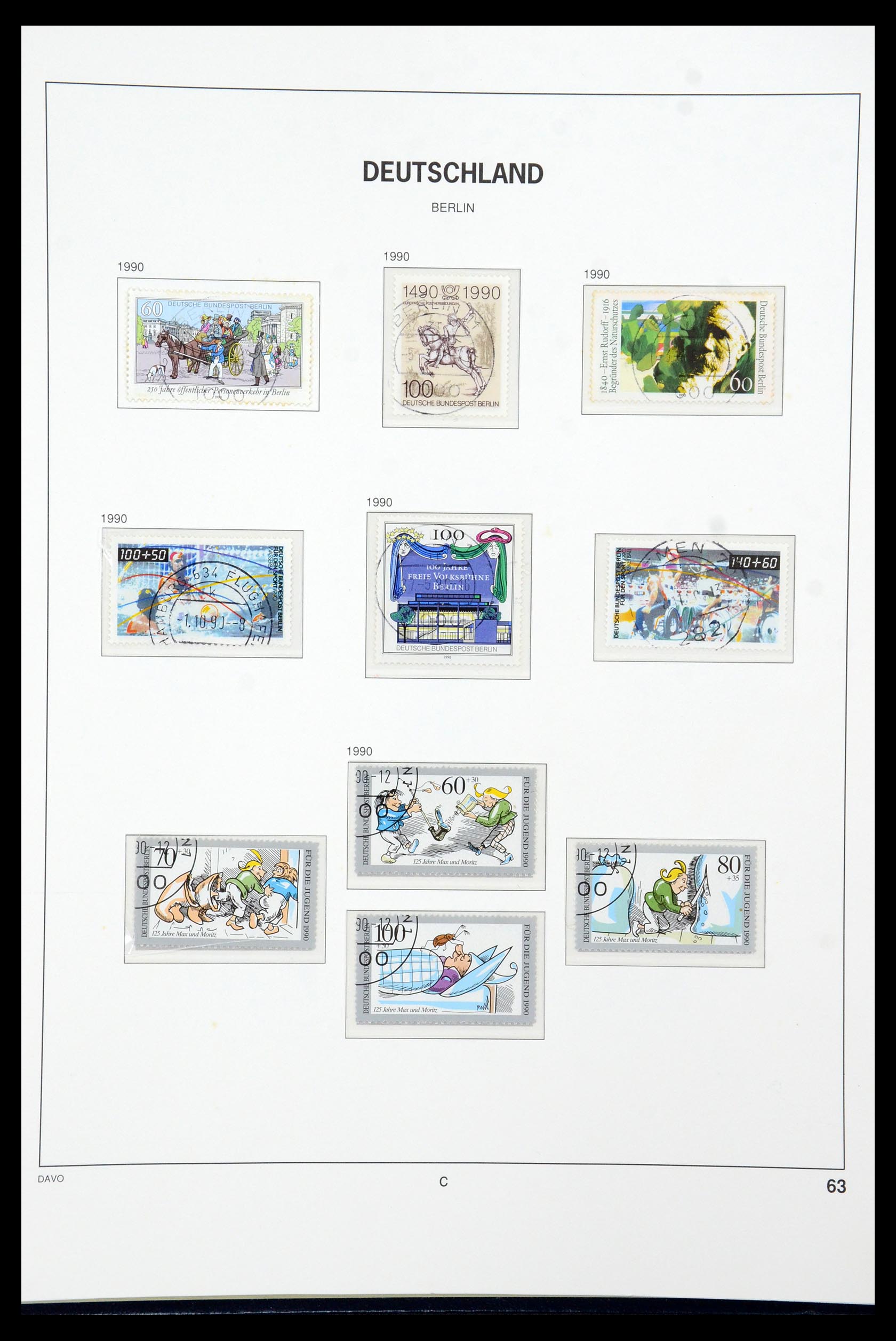 36441 109 - Postzegelverzameling 36441 Berlijn 1948-1990.