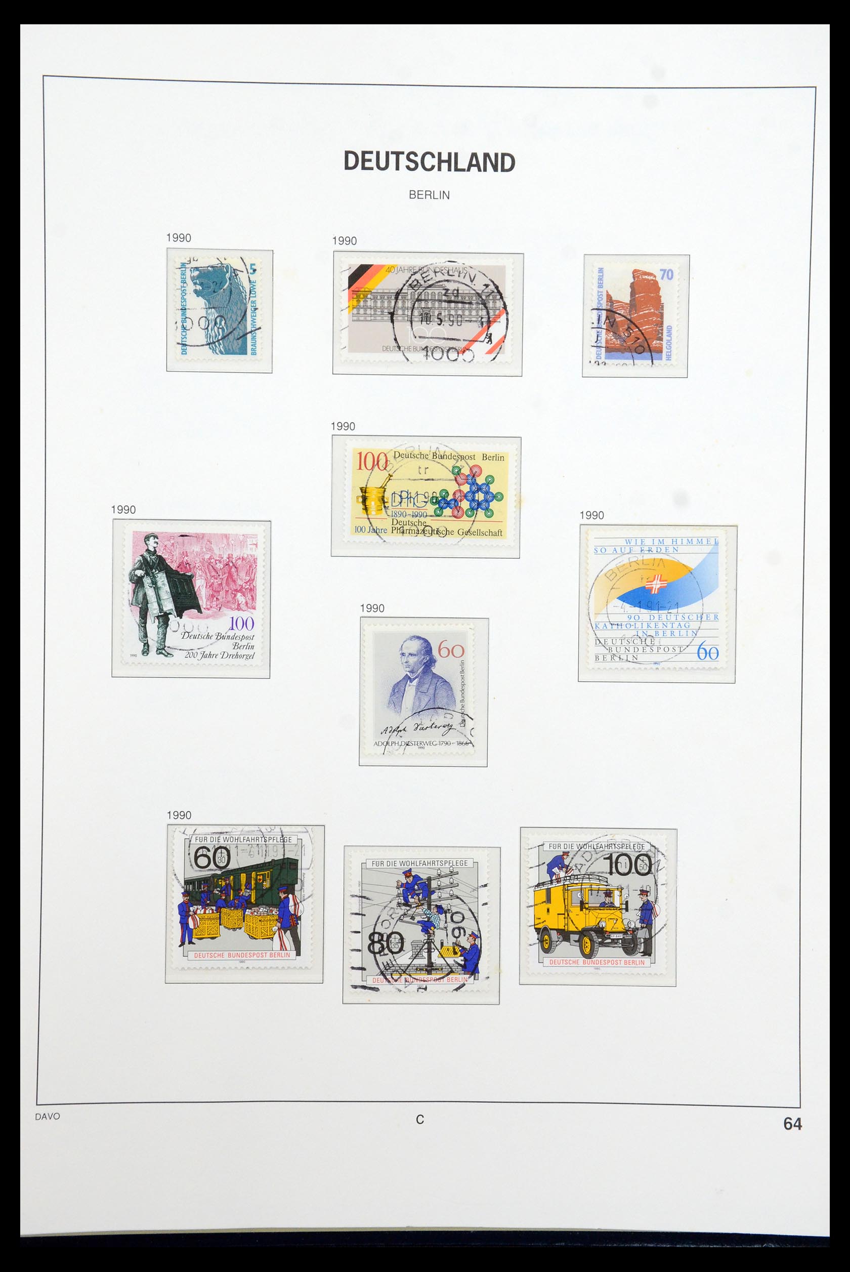 36441 110 - Stamp collection 36441 Berlin 1948-1990.