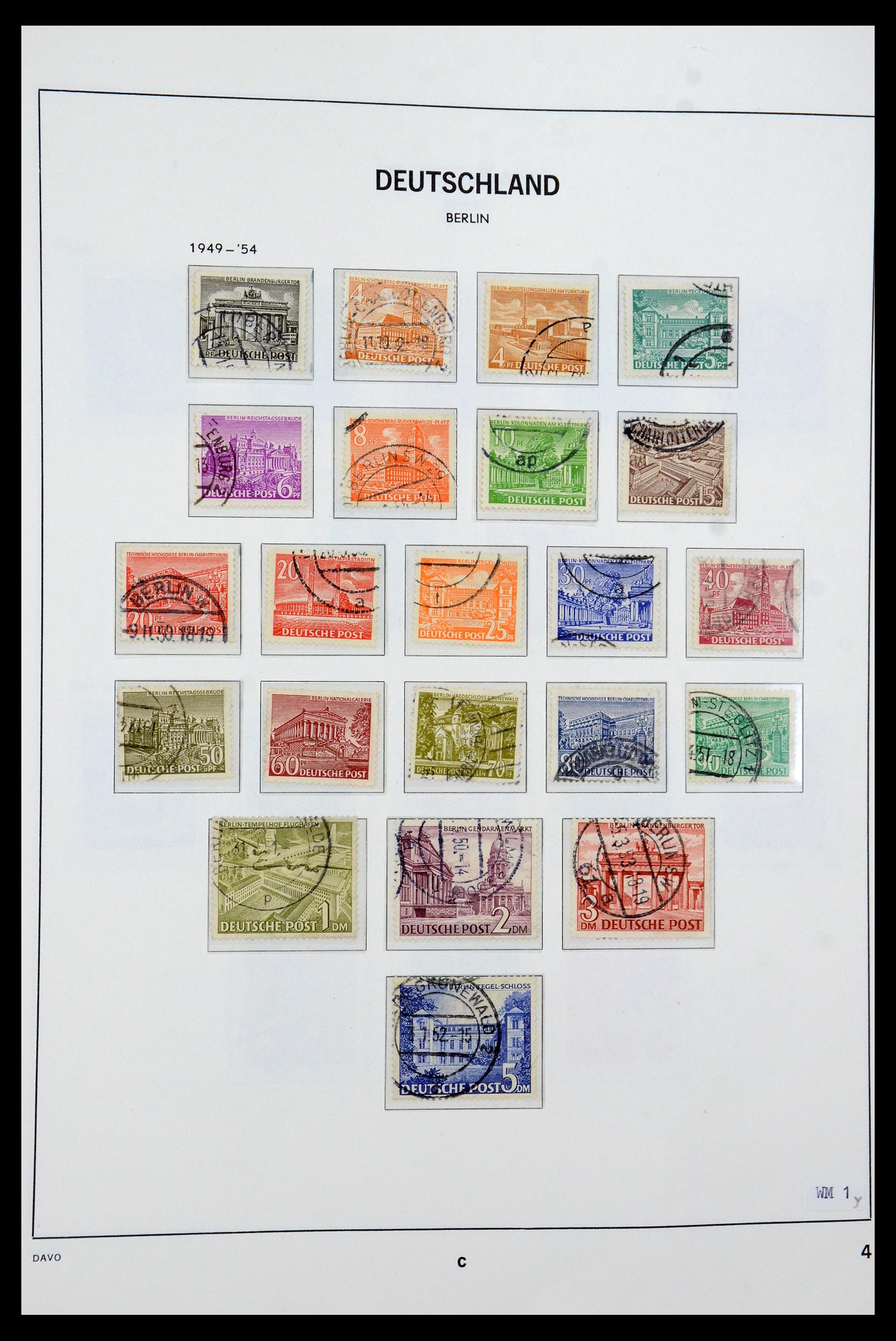 36443 004 - Stamp collection 36443 Berlin 1948-1990.