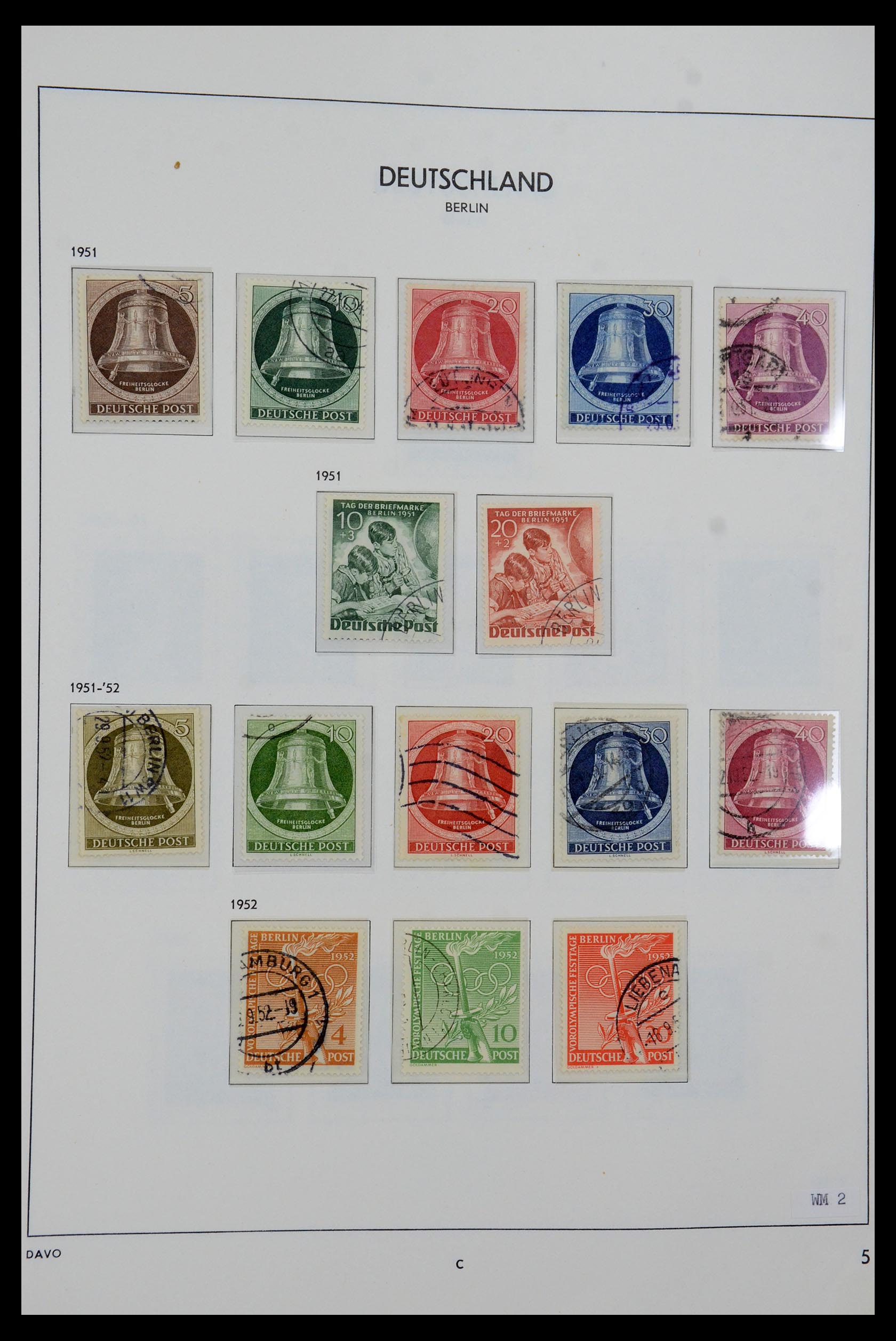 36443 005 - Postzegelverzameling 36443 Berlijn 1948-1990.