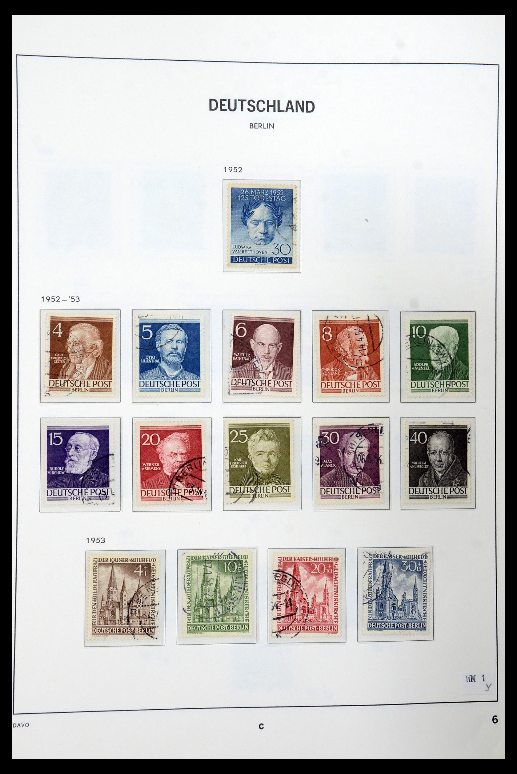36443 006 - Postzegelverzameling 36443 Berlijn 1948-1990.