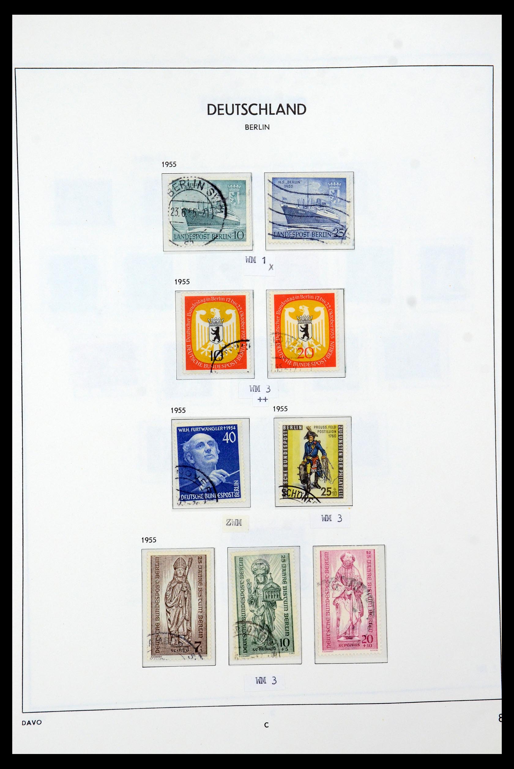 36443 008 - Postzegelverzameling 36443 Berlijn 1948-1990.