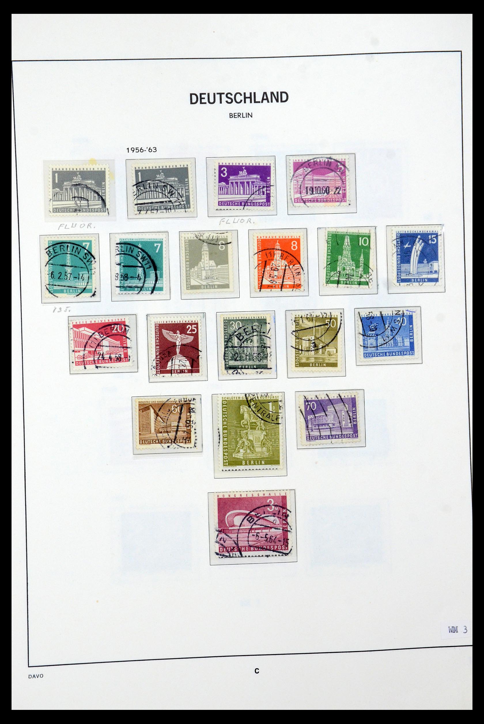 36443 009 - Postzegelverzameling 36443 Berlijn 1948-1990.