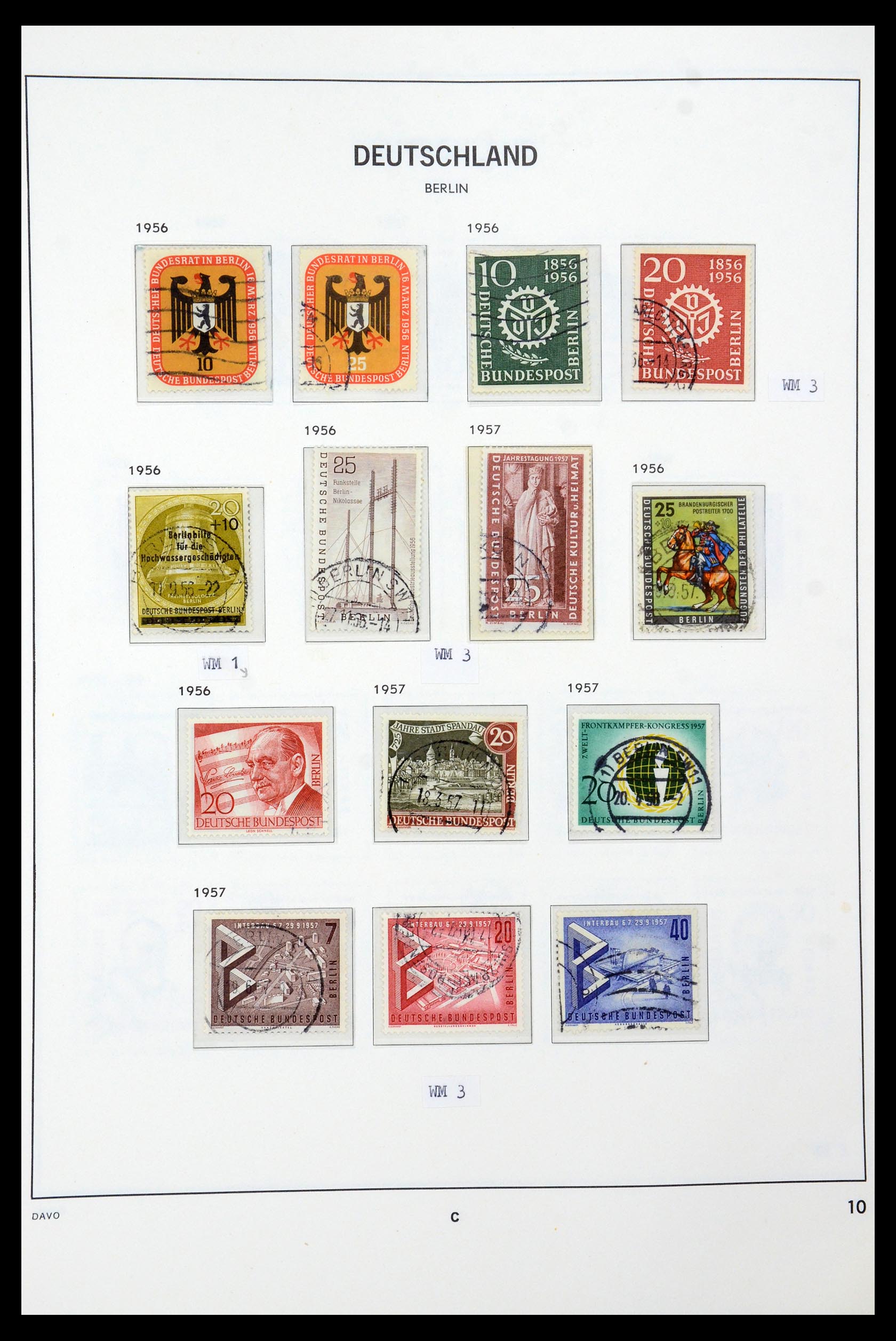 36443 010 - Stamp collection 36443 Berlin 1948-1990.
