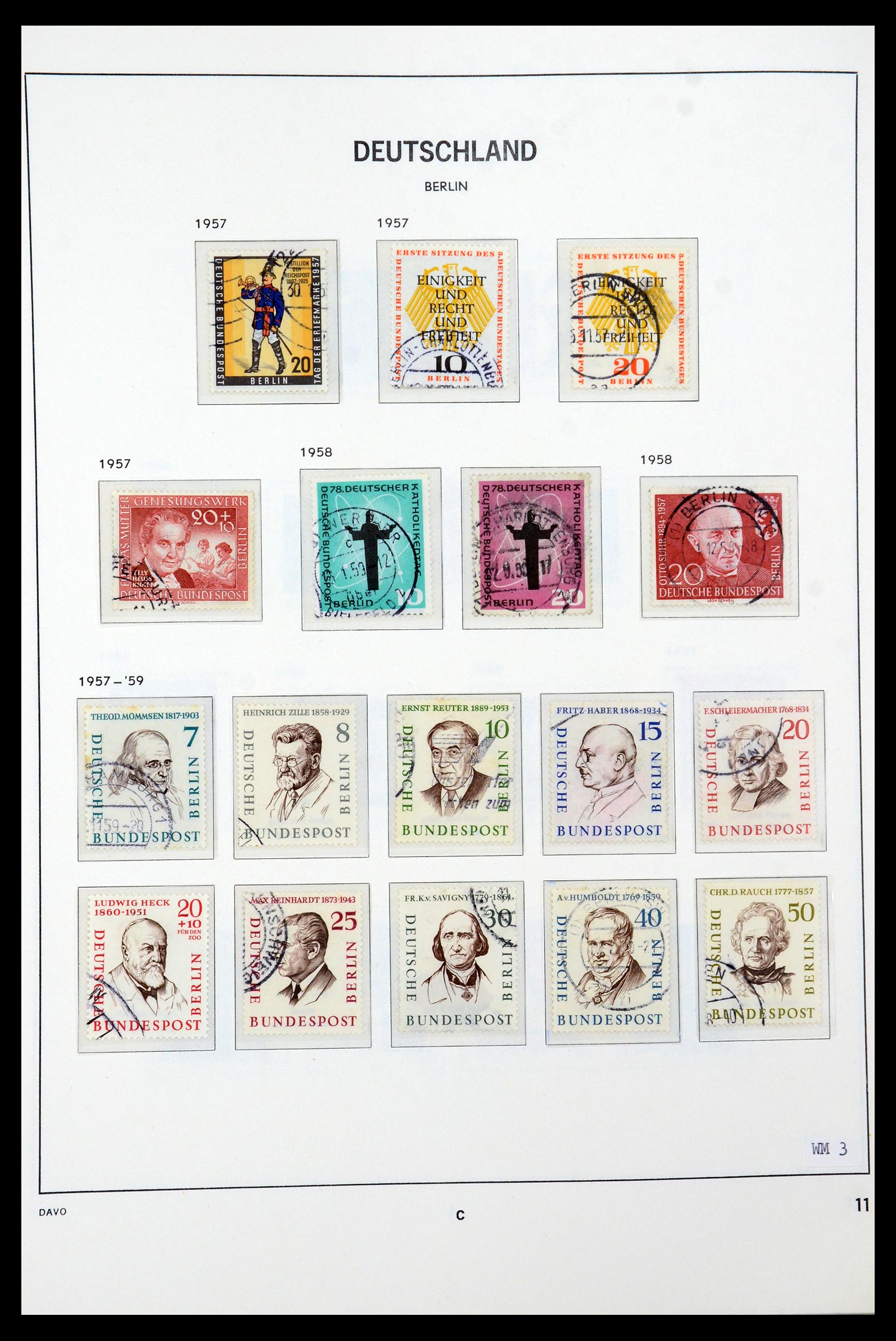 36443 011 - Postzegelverzameling 36443 Berlijn 1948-1990.