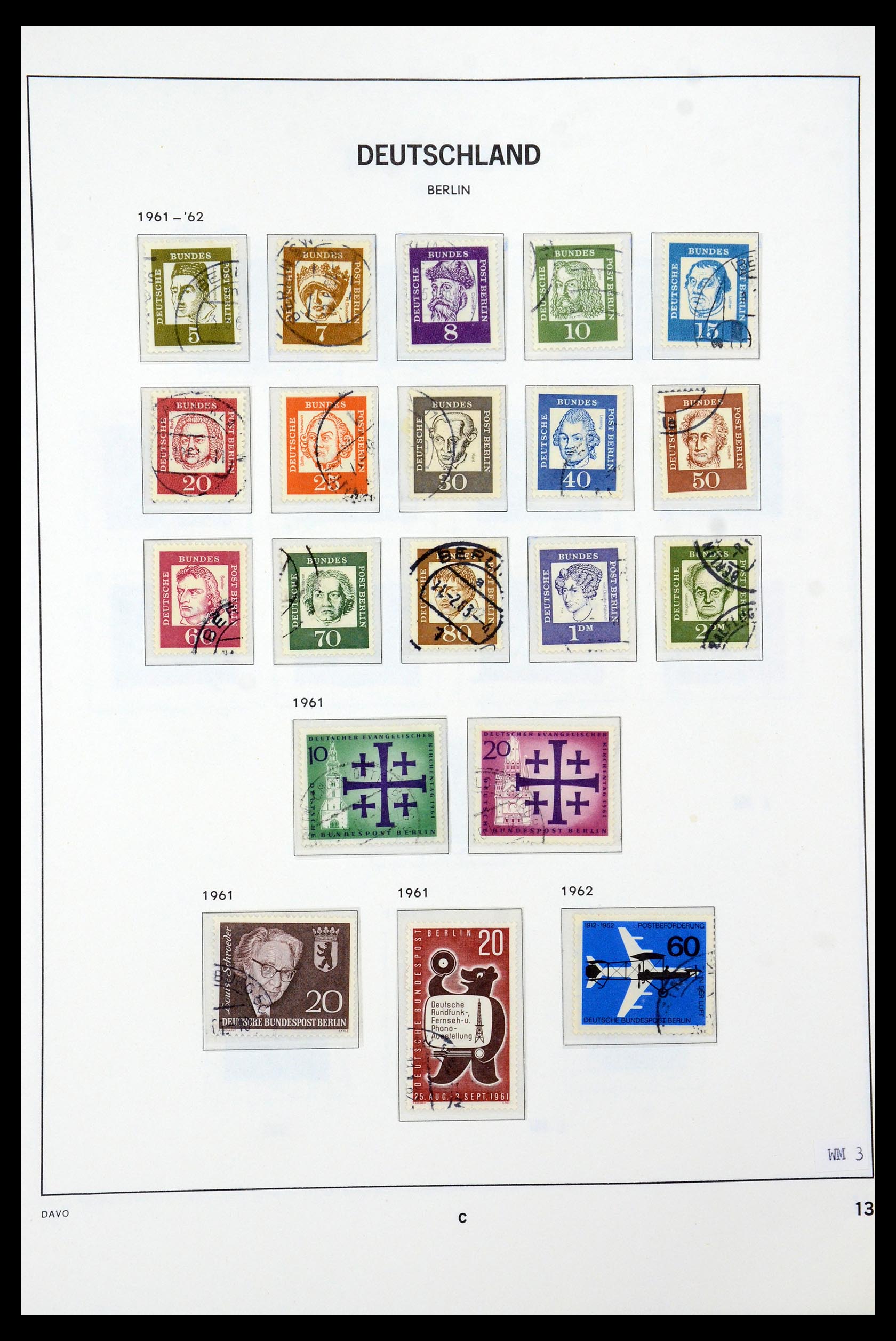 36443 013 - Postzegelverzameling 36443 Berlijn 1948-1990.