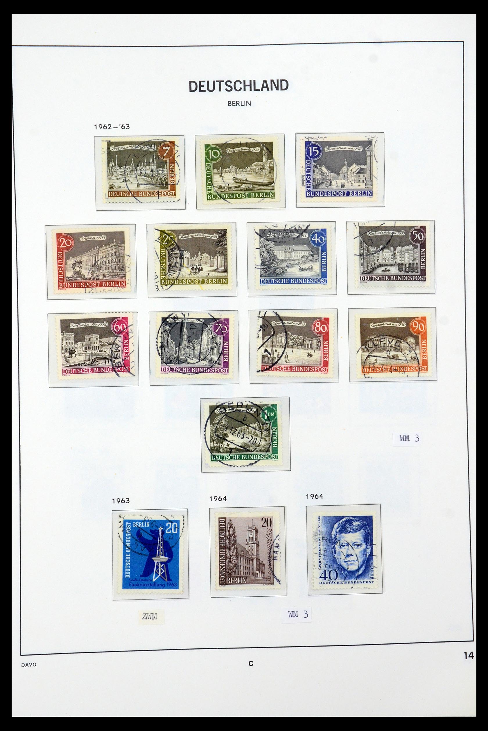 36443 014 - Postzegelverzameling 36443 Berlijn 1948-1990.
