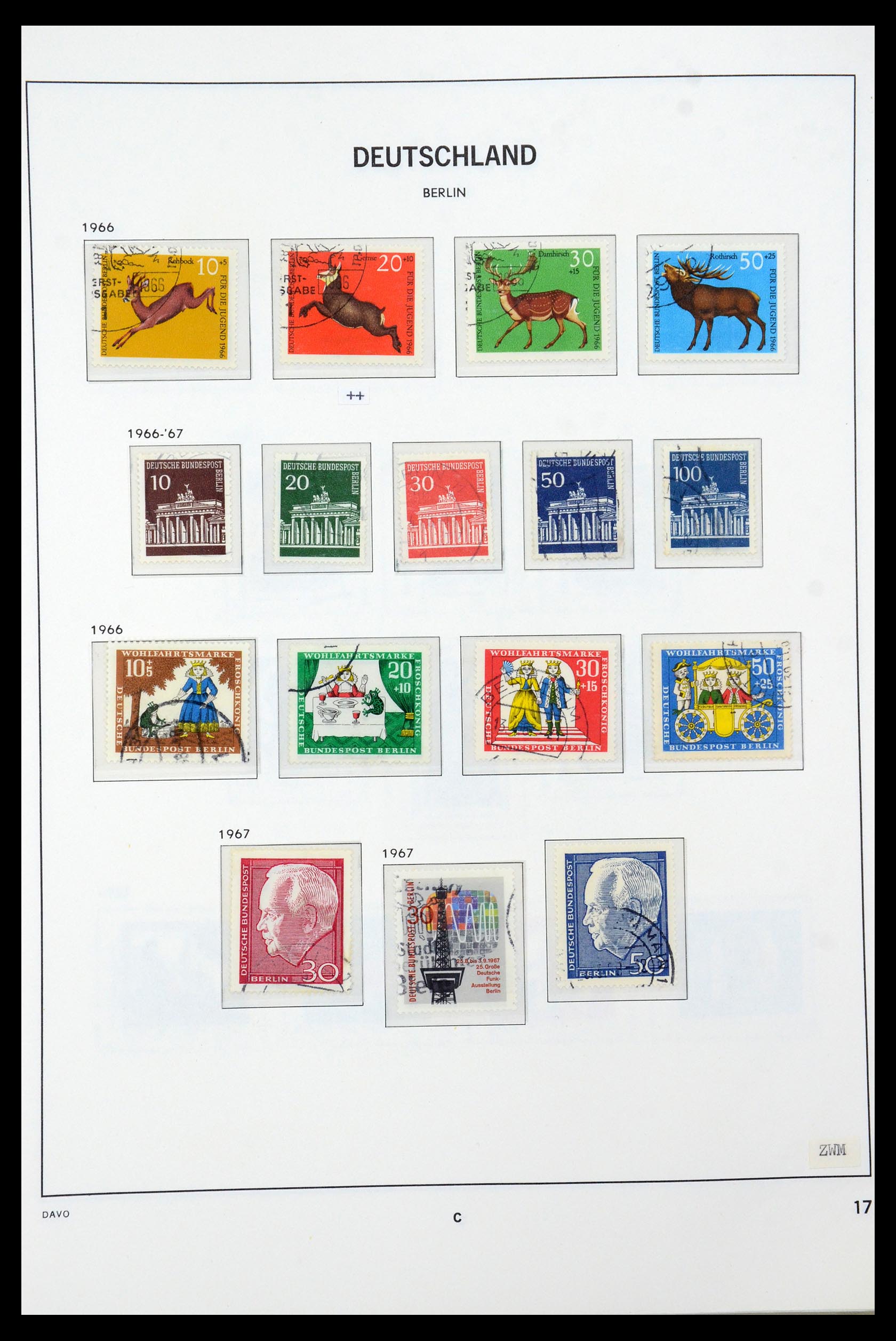 36443 017 - Postzegelverzameling 36443 Berlijn 1948-1990.