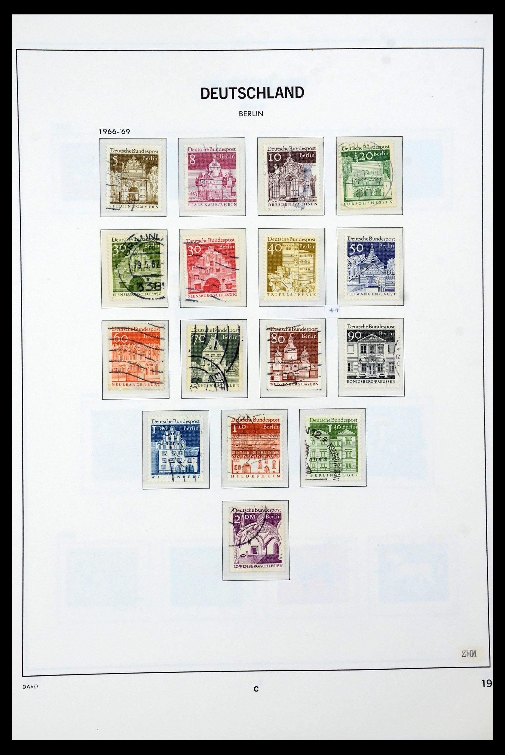 36443 019 - Stamp collection 36443 Berlin 1948-1990.