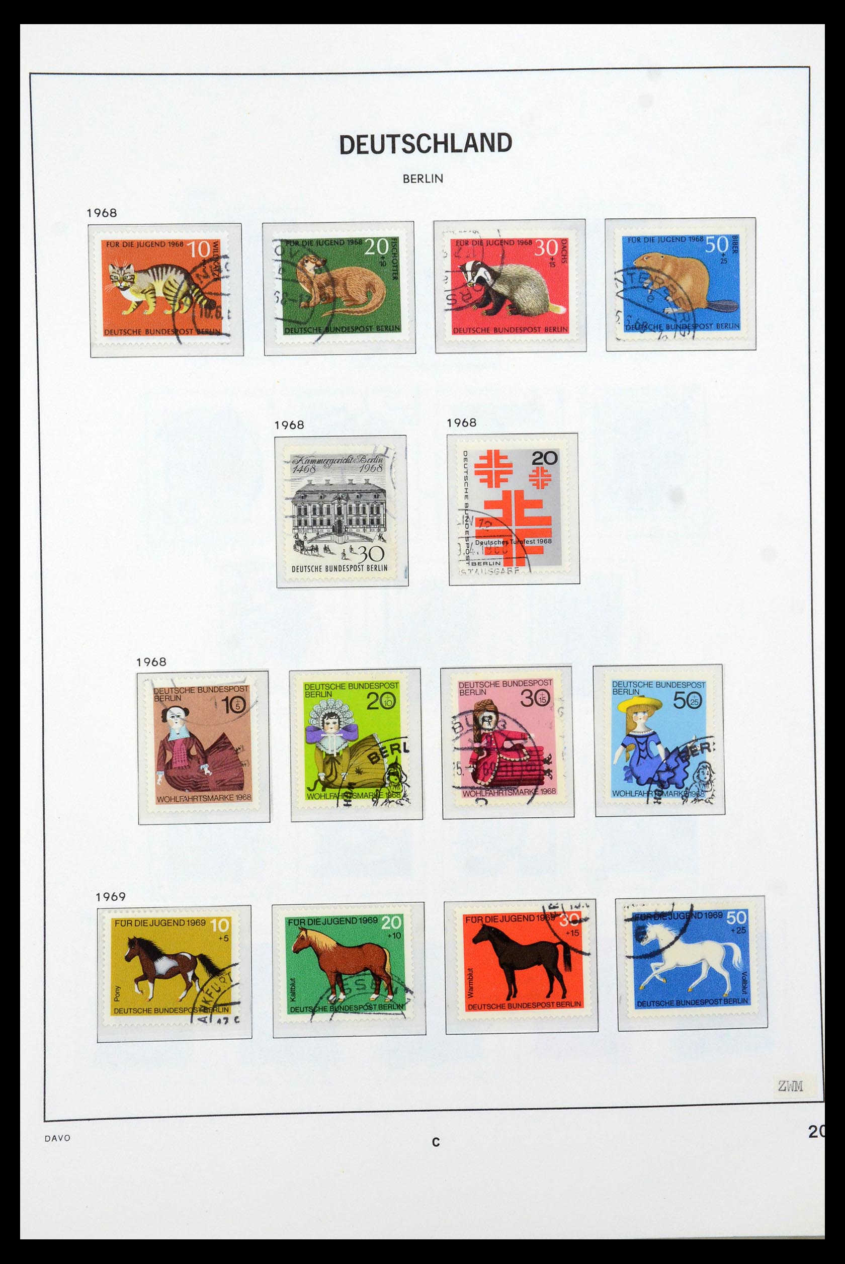 36443 020 - Postzegelverzameling 36443 Berlijn 1948-1990.