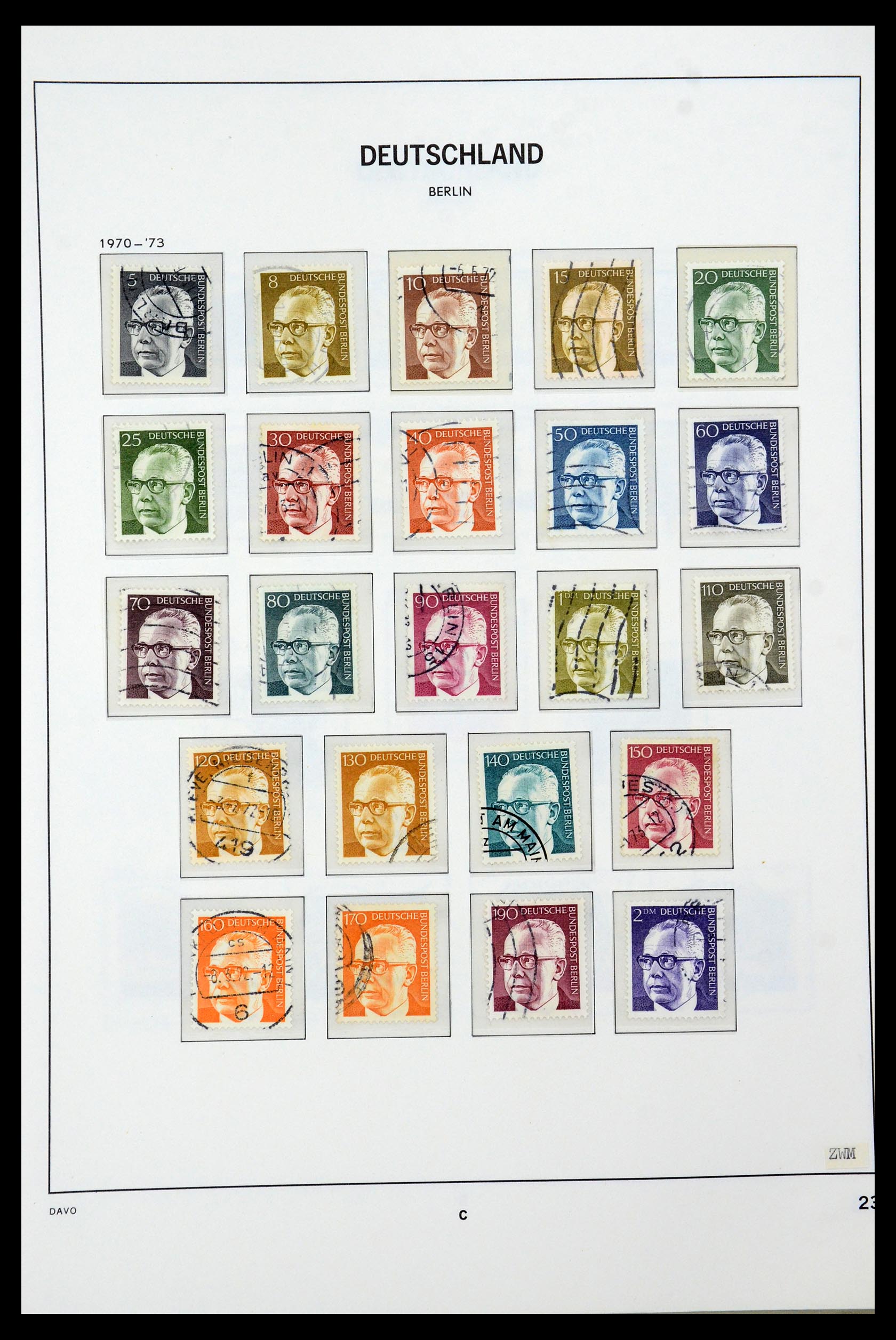 36443 023 - Postzegelverzameling 36443 Berlijn 1948-1990.