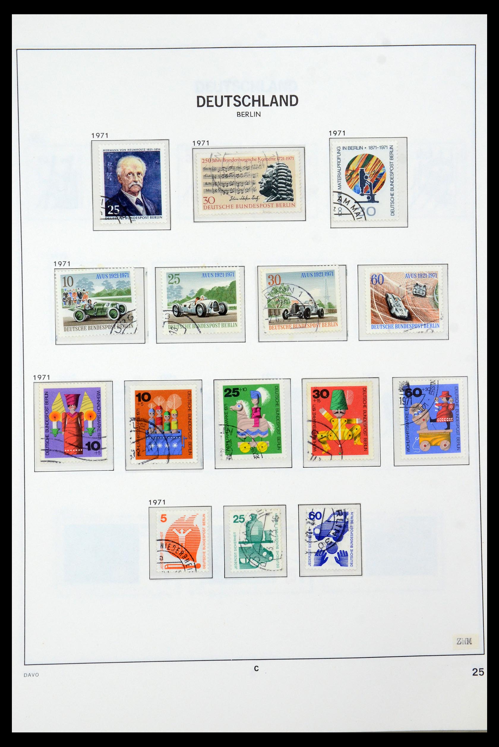 36443 025 - Stamp collection 36443 Berlin 1948-1990.