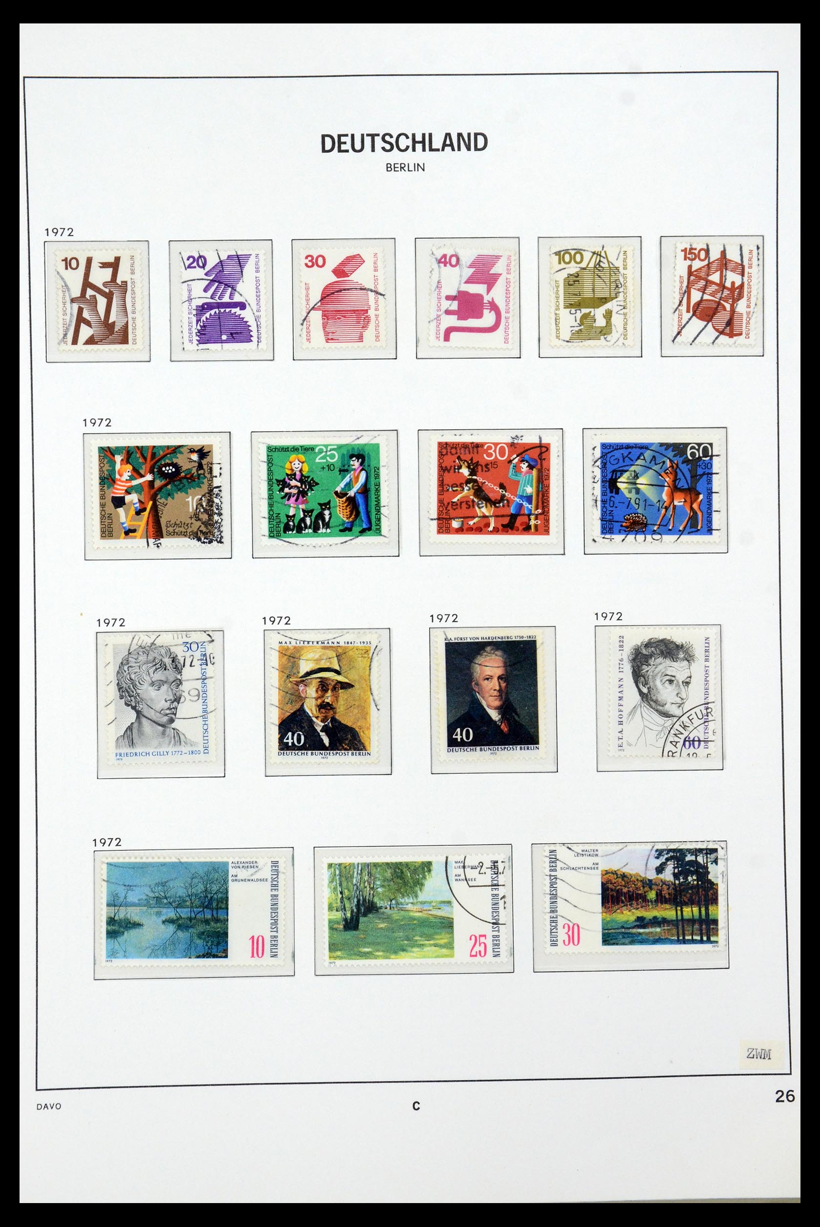 36443 026 - Stamp collection 36443 Berlin 1948-1990.
