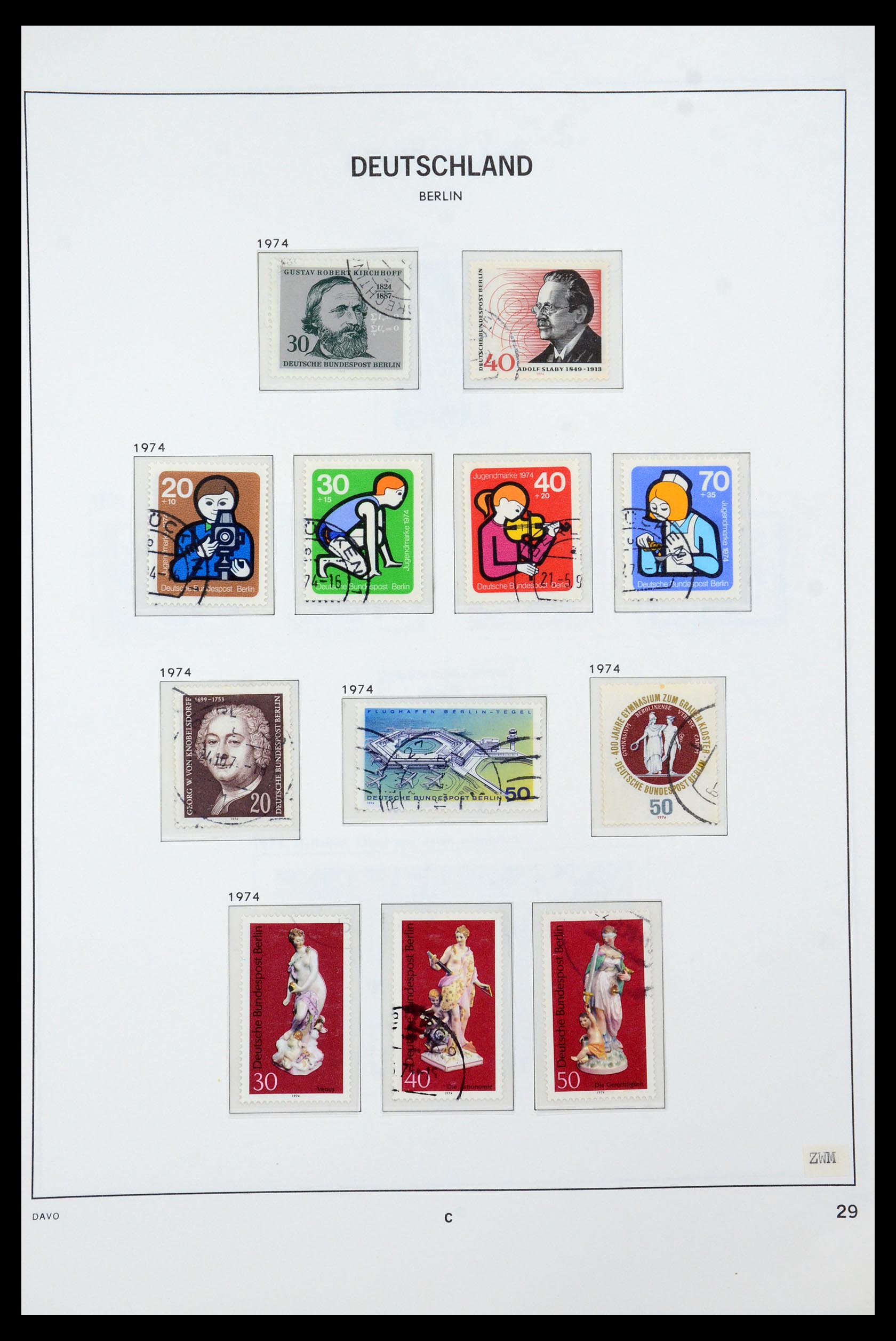 36443 029 - Stamp collection 36443 Berlin 1948-1990.