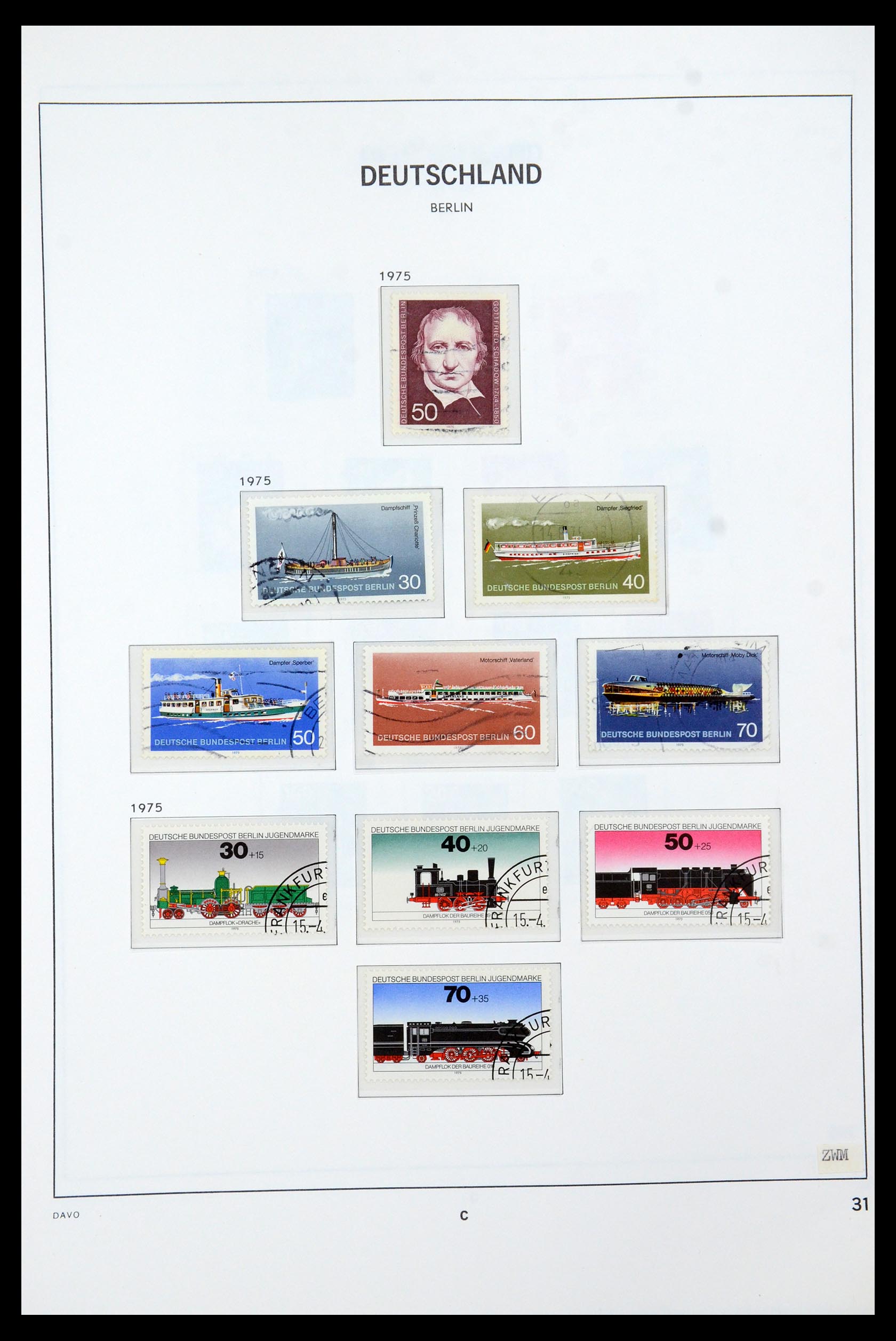 36443 031 - Postzegelverzameling 36443 Berlijn 1948-1990.