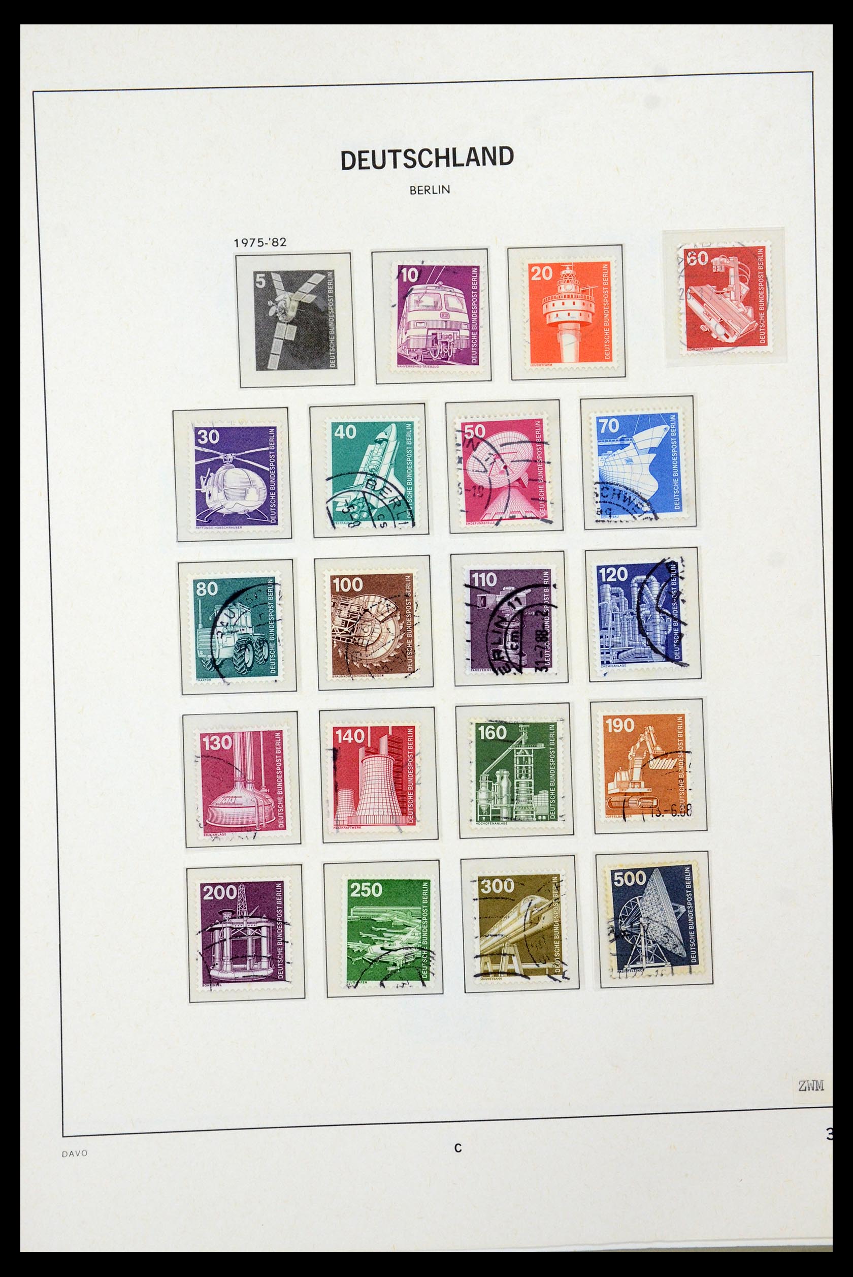 36443 034 - Stamp collection 36443 Berlin 1948-1990.