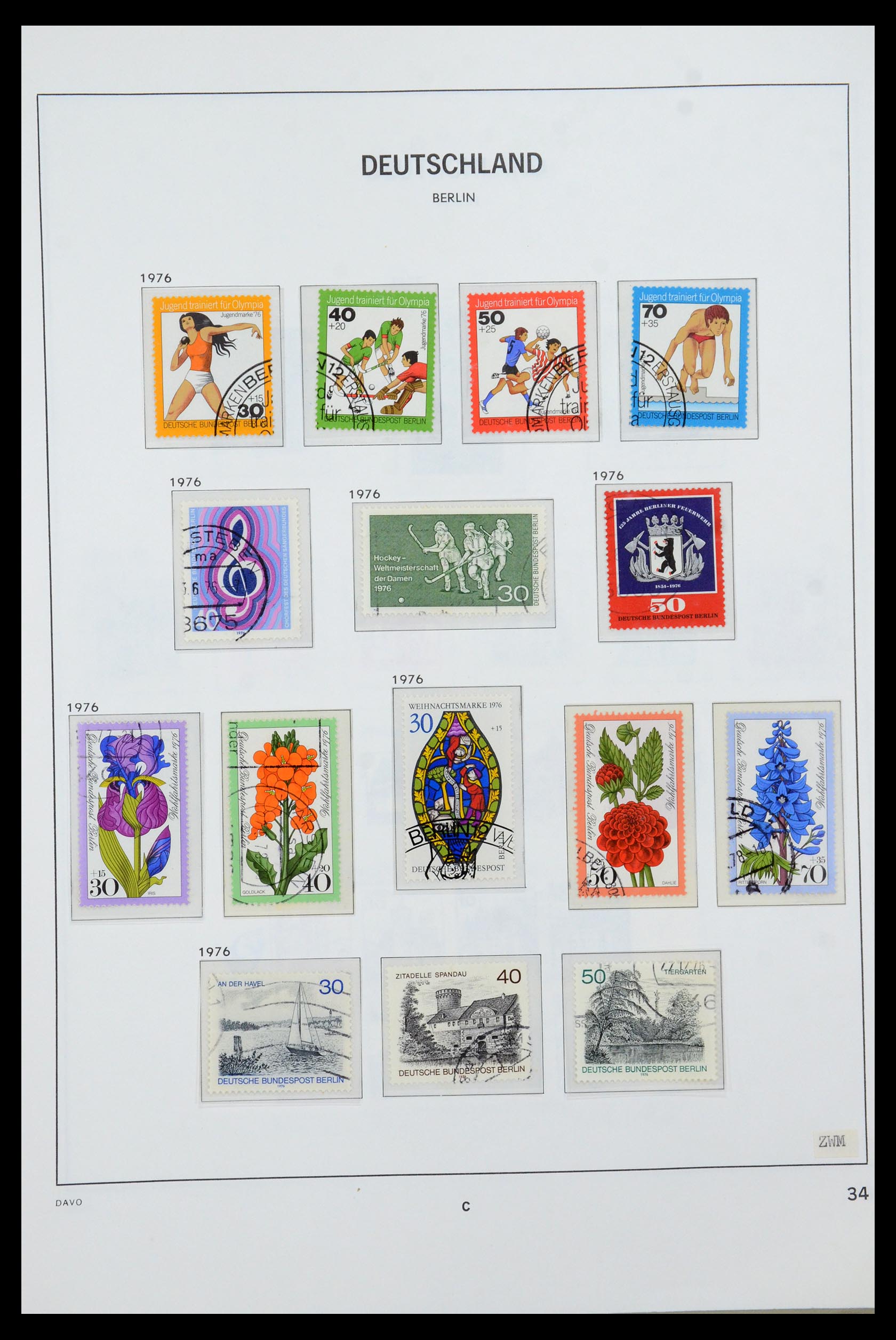 36443 036 - Postzegelverzameling 36443 Berlijn 1948-1990.