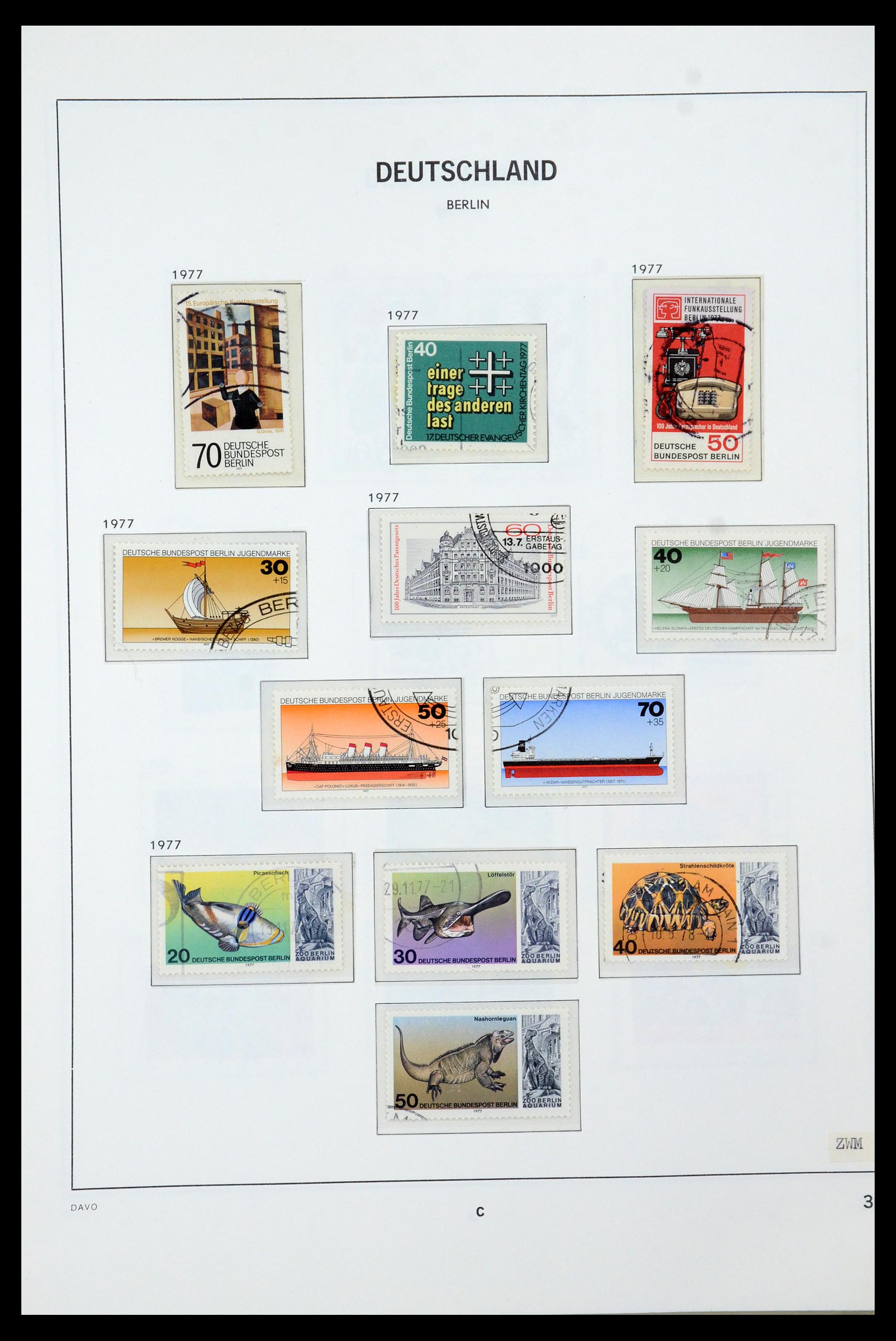 36443 039 - Stamp collection 36443 Berlin 1948-1990.