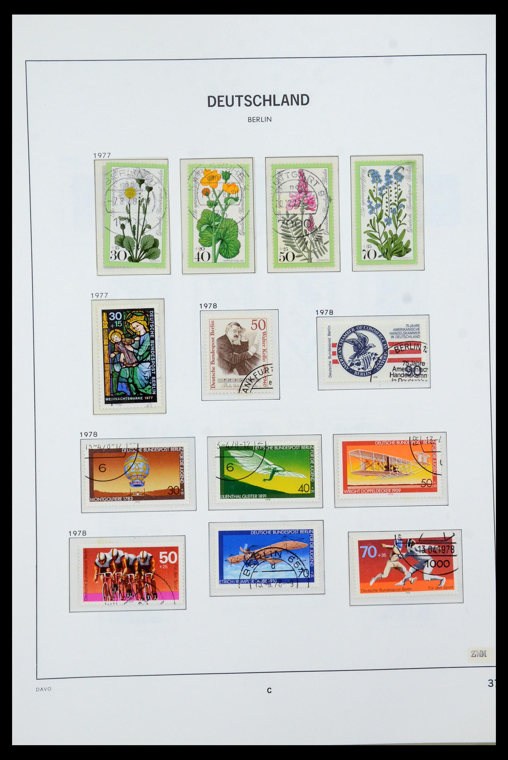 36443 040 - Postzegelverzameling 36443 Berlijn 1948-1990.