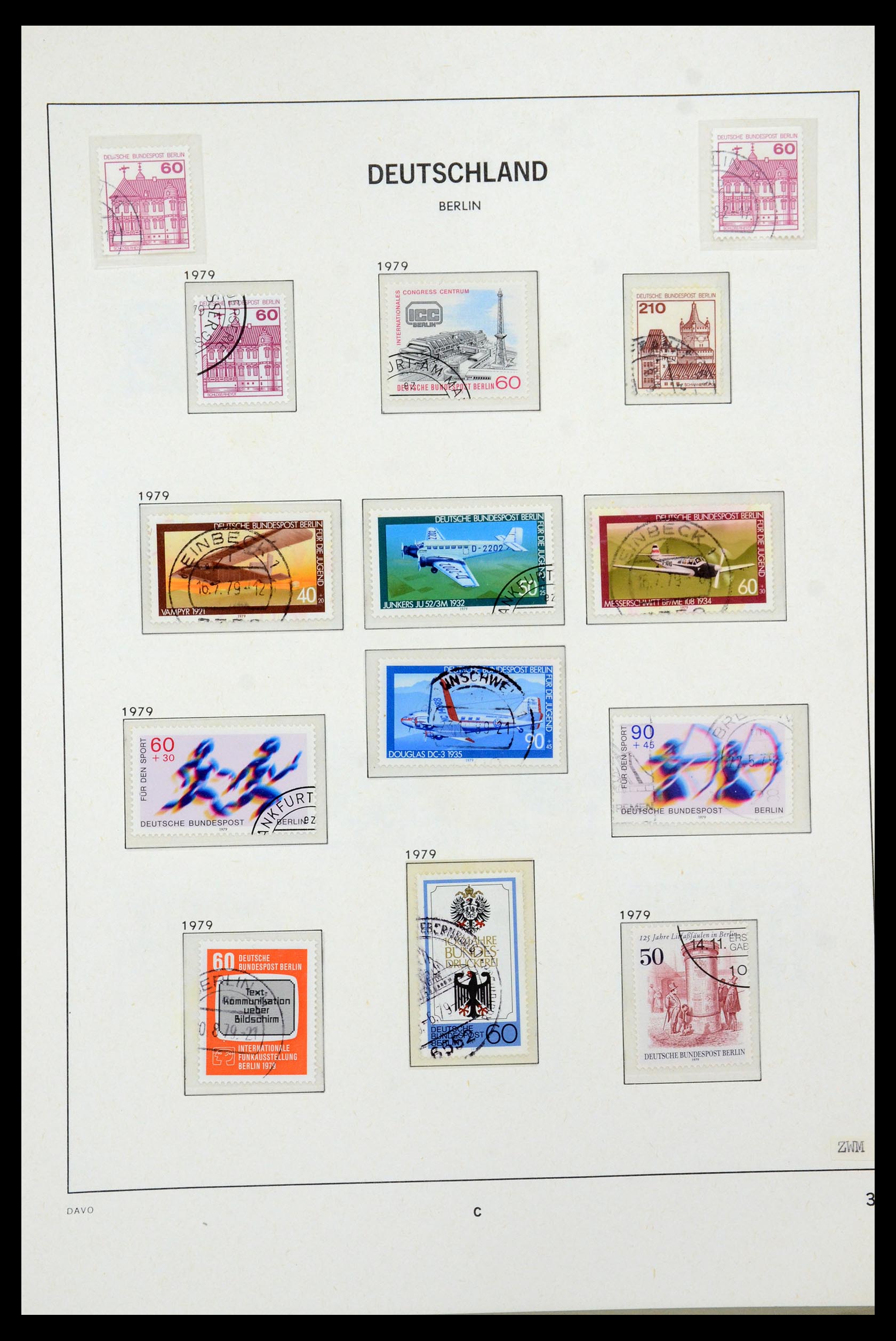 36443 042 - Postzegelverzameling 36443 Berlijn 1948-1990.