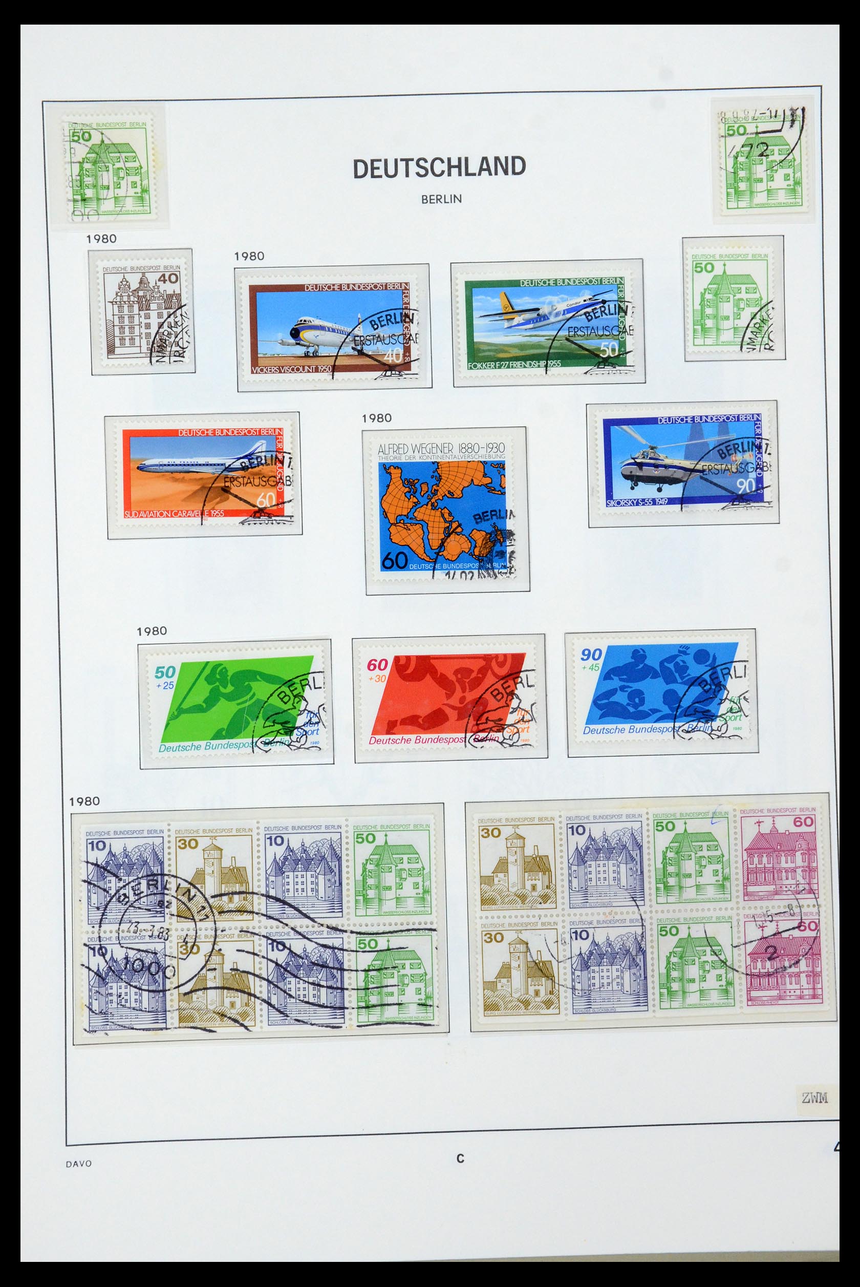 36443 044 - Stamp collection 36443 Berlin 1948-1990.