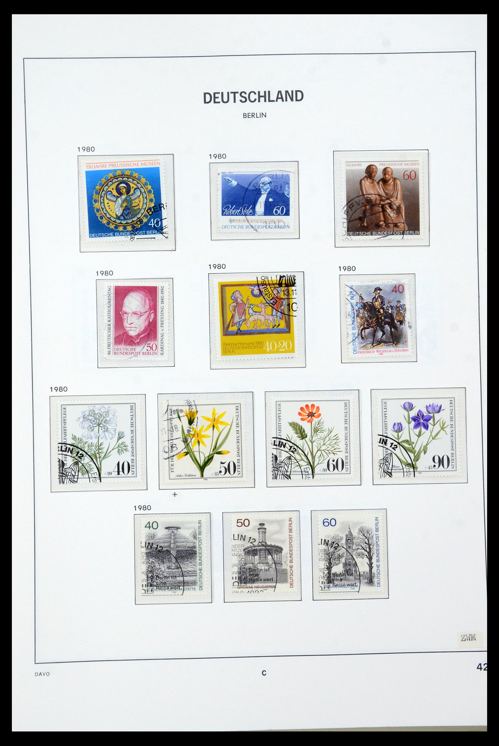 36443 045 - Stamp collection 36443 Berlin 1948-1990.
