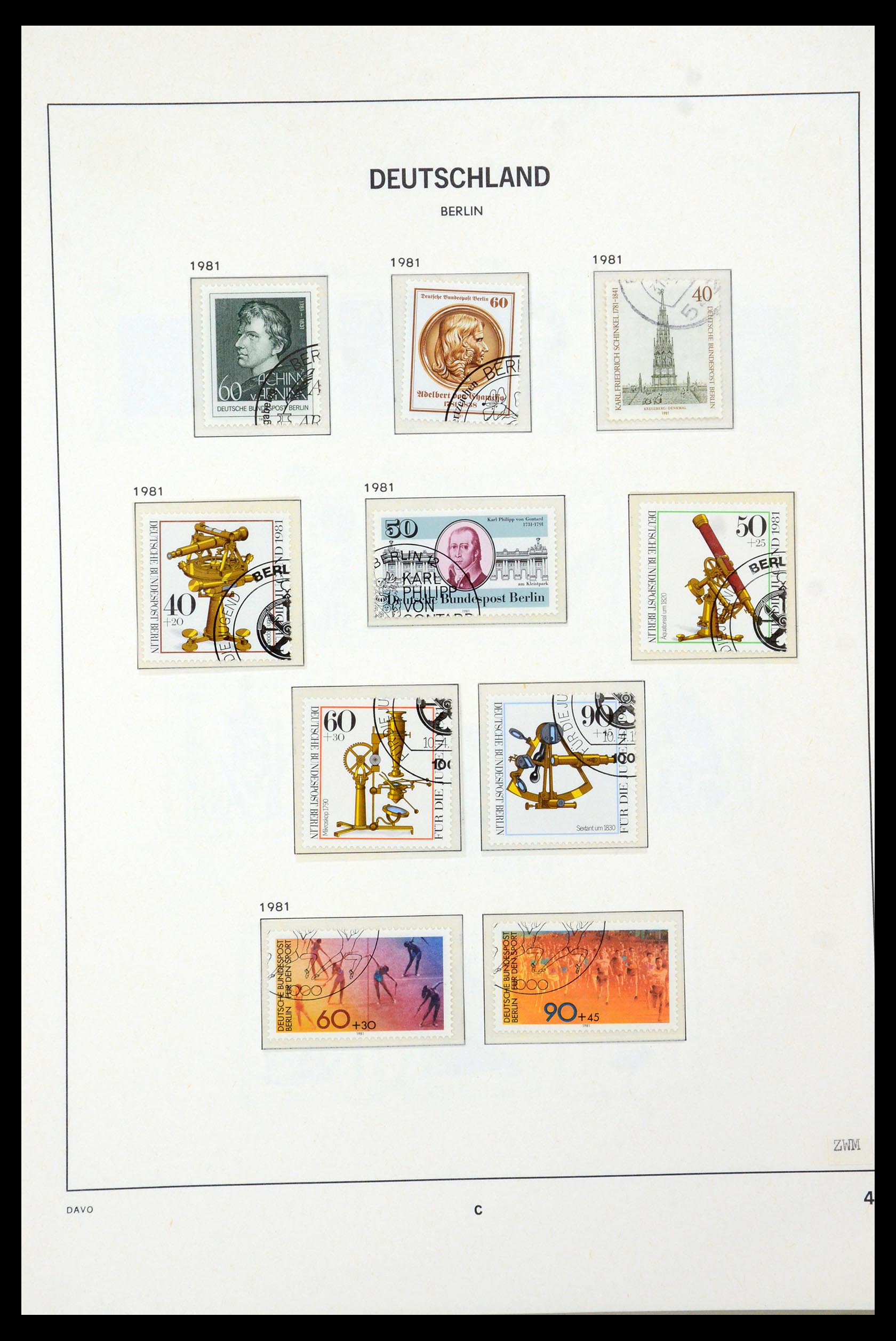 36443 046 - Postzegelverzameling 36443 Berlijn 1948-1990.