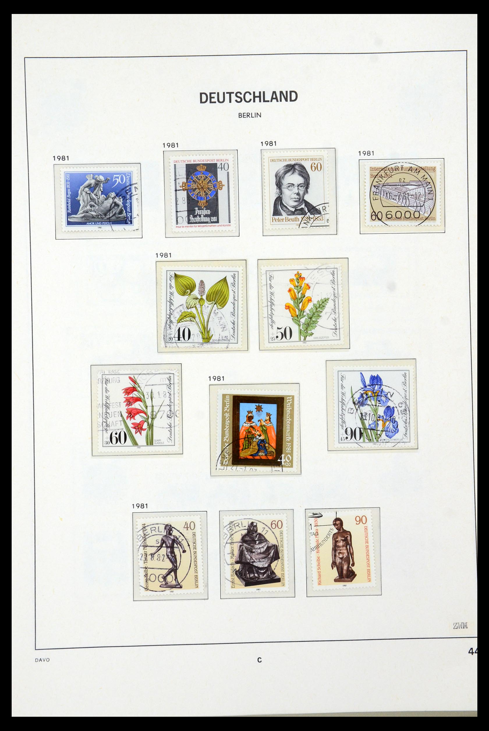 36443 047 - Postzegelverzameling 36443 Berlijn 1948-1990.
