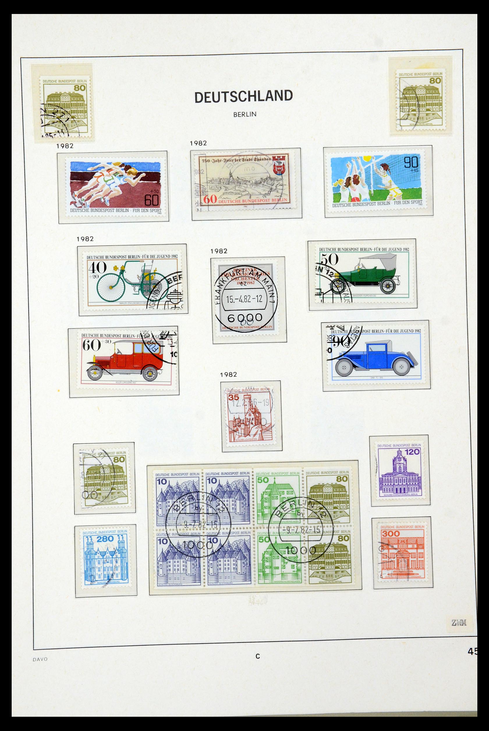 36443 048 - Postzegelverzameling 36443 Berlijn 1948-1990.