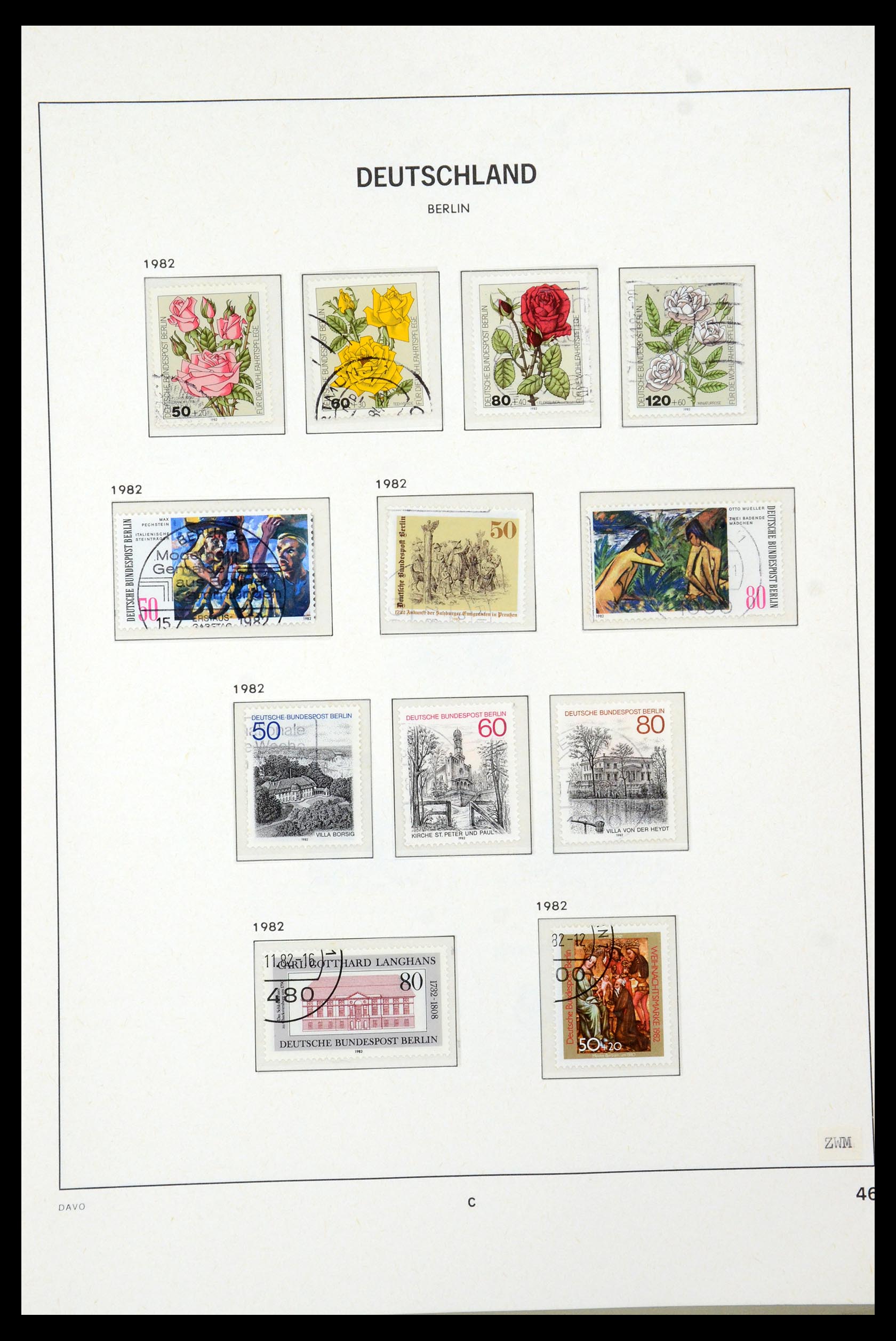 36443 049 - Stamp collection 36443 Berlin 1948-1990.