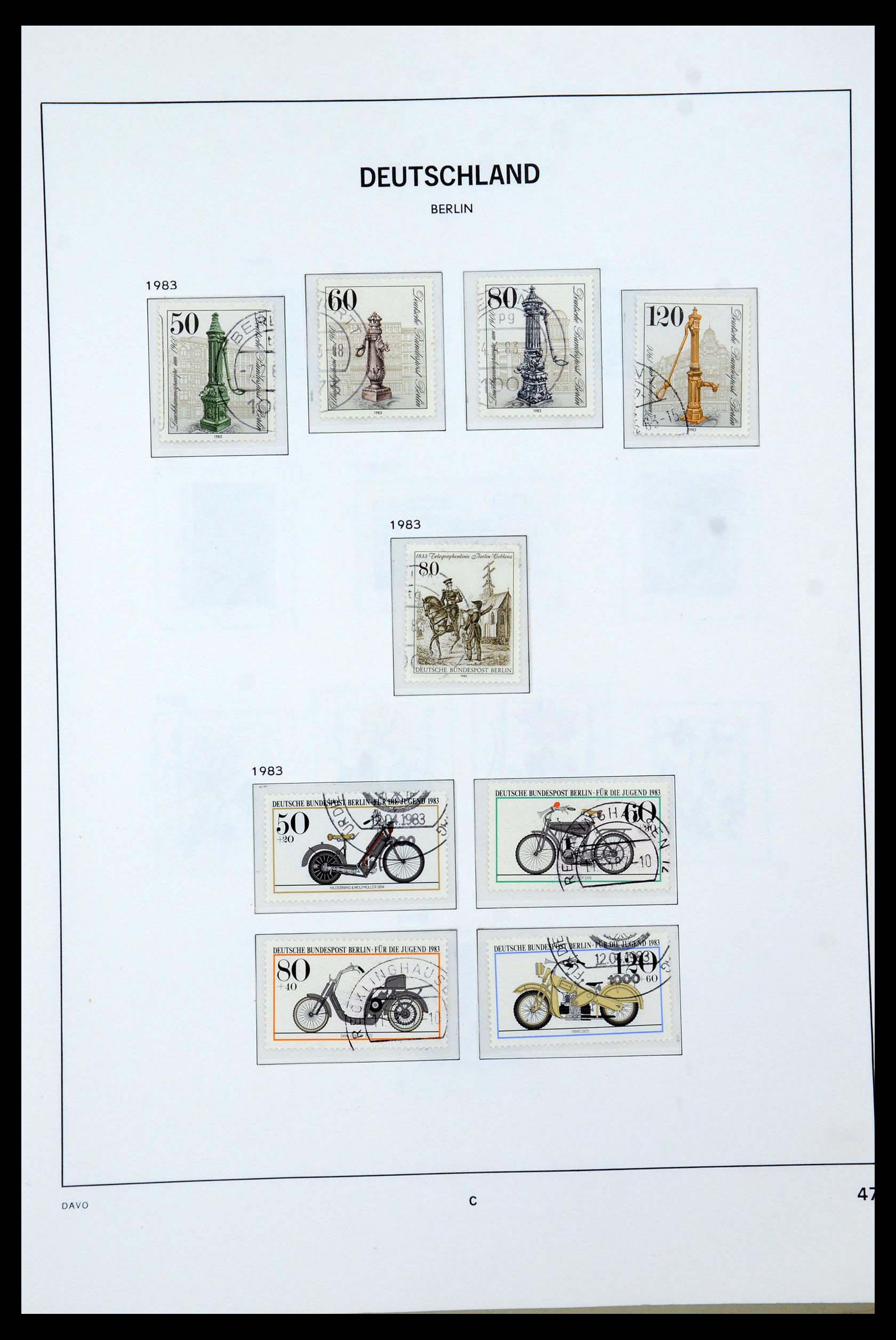 36443 050 - Postzegelverzameling 36443 Berlijn 1948-1990.