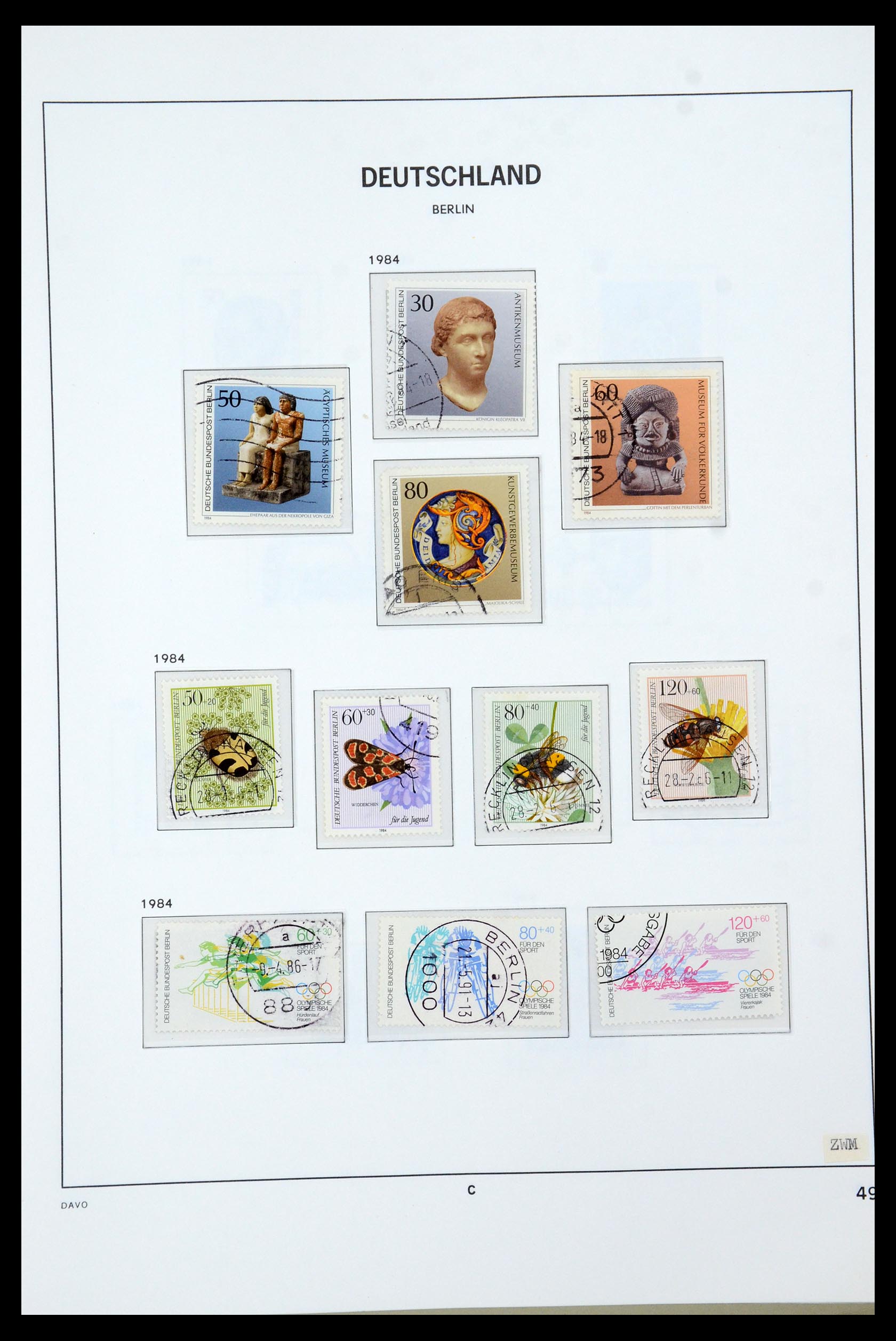 36443 052 - Postzegelverzameling 36443 Berlijn 1948-1990.