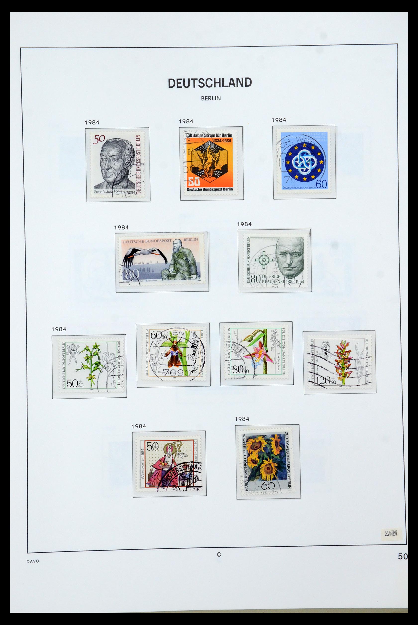 36443 053 - Postzegelverzameling 36443 Berlijn 1948-1990.