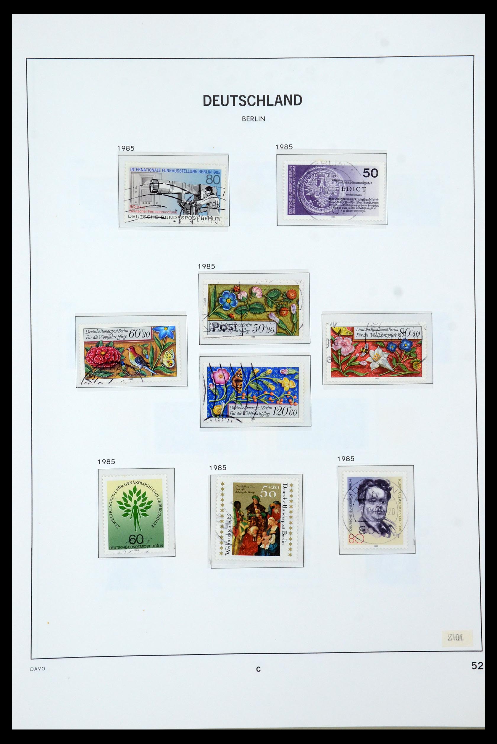 36443 055 - Postzegelverzameling 36443 Berlijn 1948-1990.
