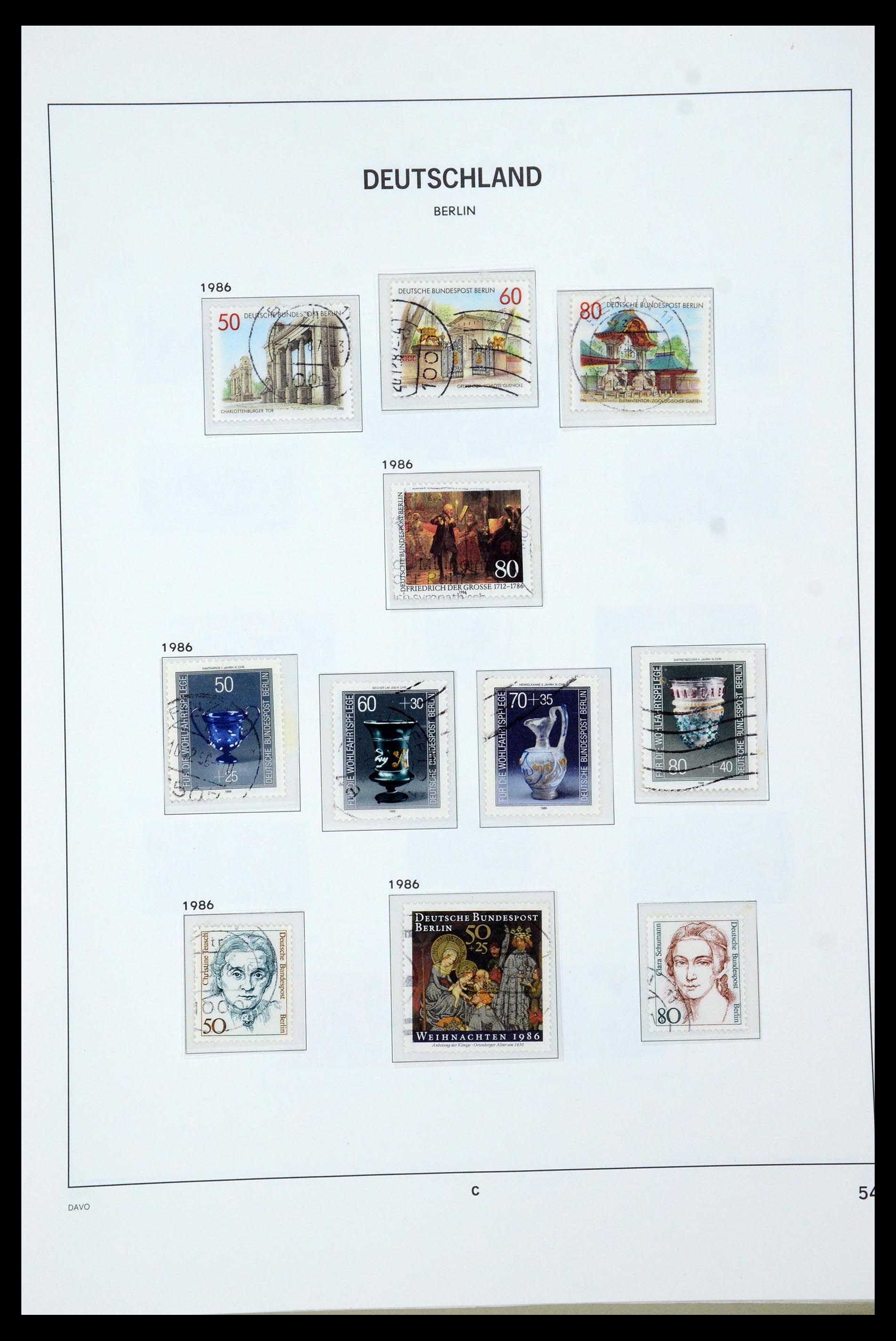 36443 057 - Postzegelverzameling 36443 Berlijn 1948-1990.
