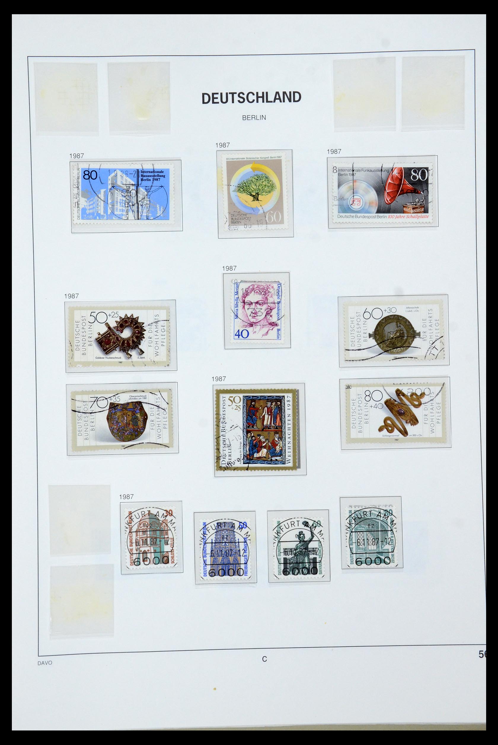 36443 059 - Postzegelverzameling 36443 Berlijn 1948-1990.