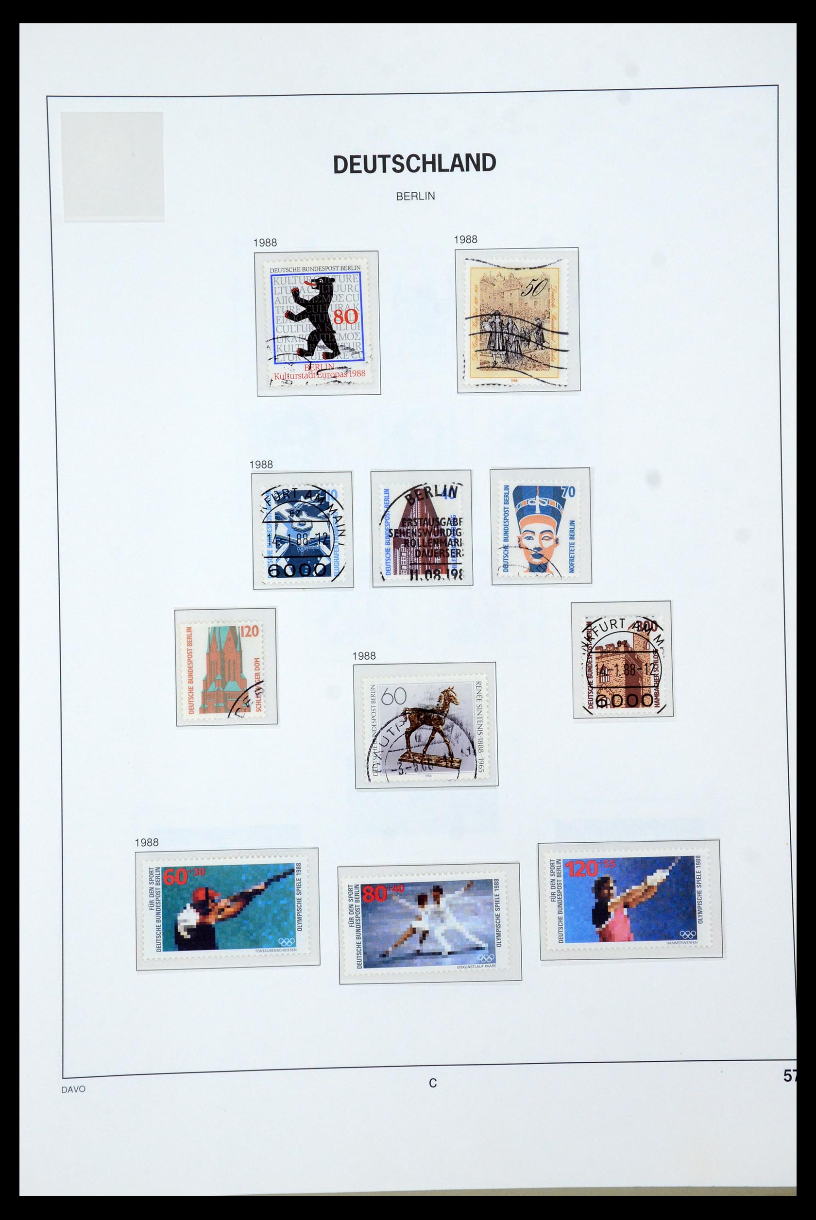 36443 060 - Postzegelverzameling 36443 Berlijn 1948-1990.
