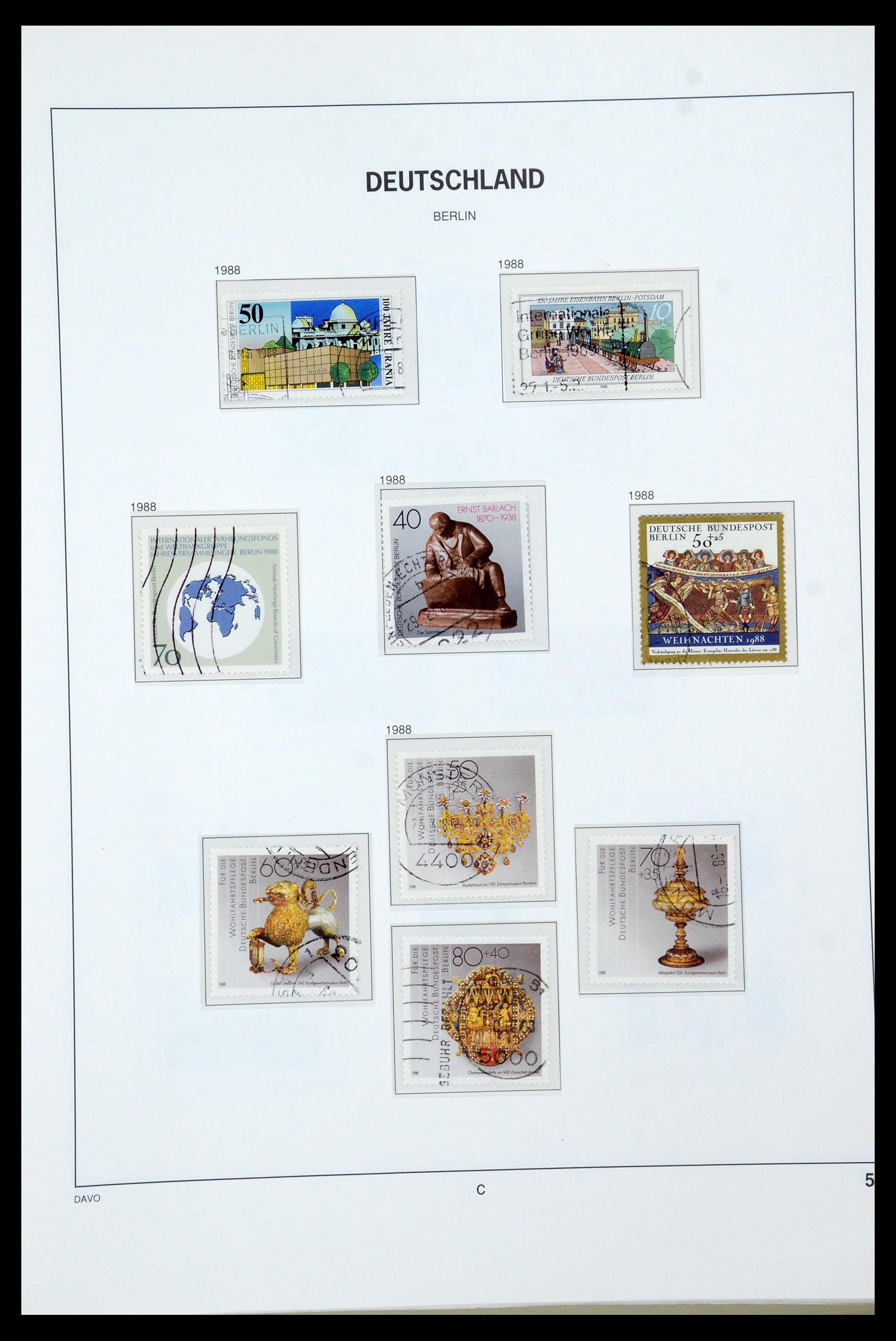 36443 062 - Postzegelverzameling 36443 Berlijn 1948-1990.