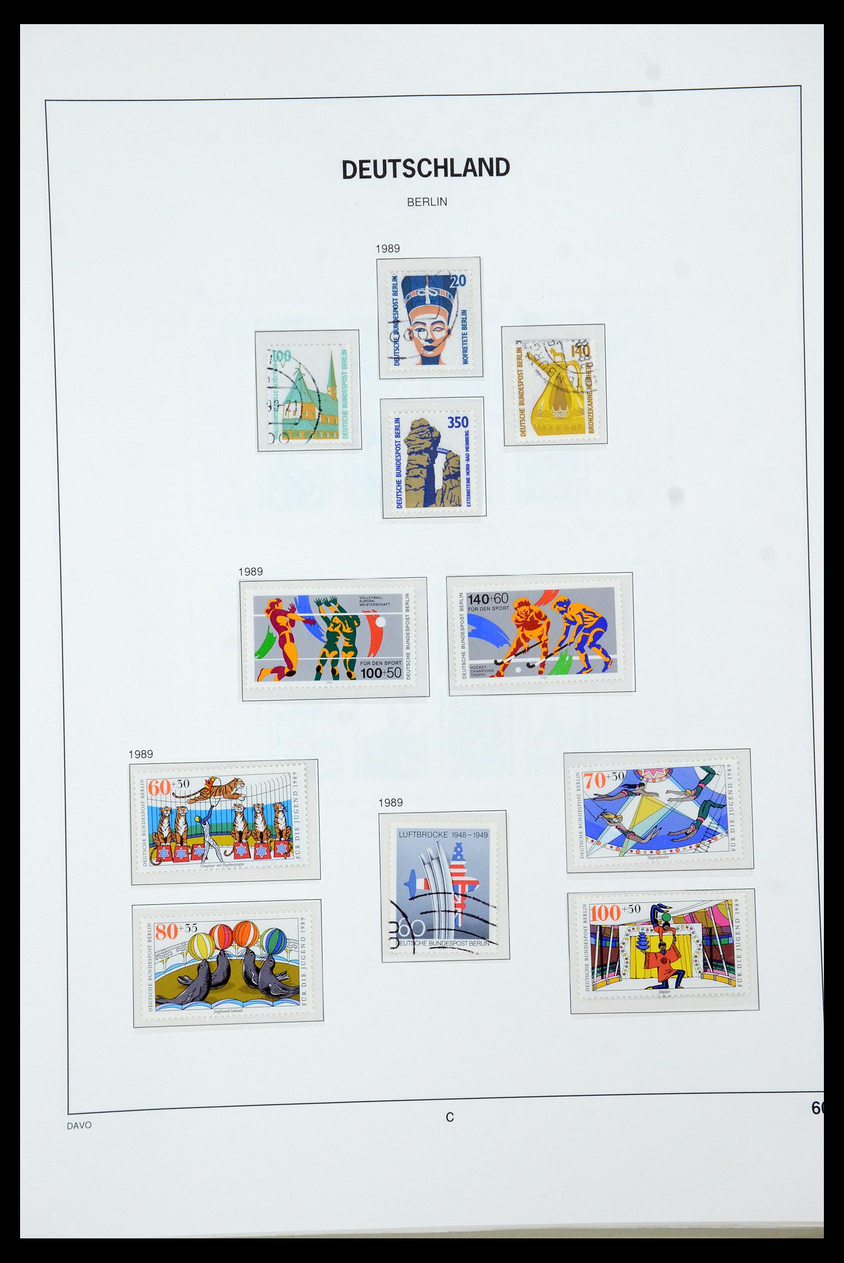 36443 063 - Postzegelverzameling 36443 Berlijn 1948-1990.