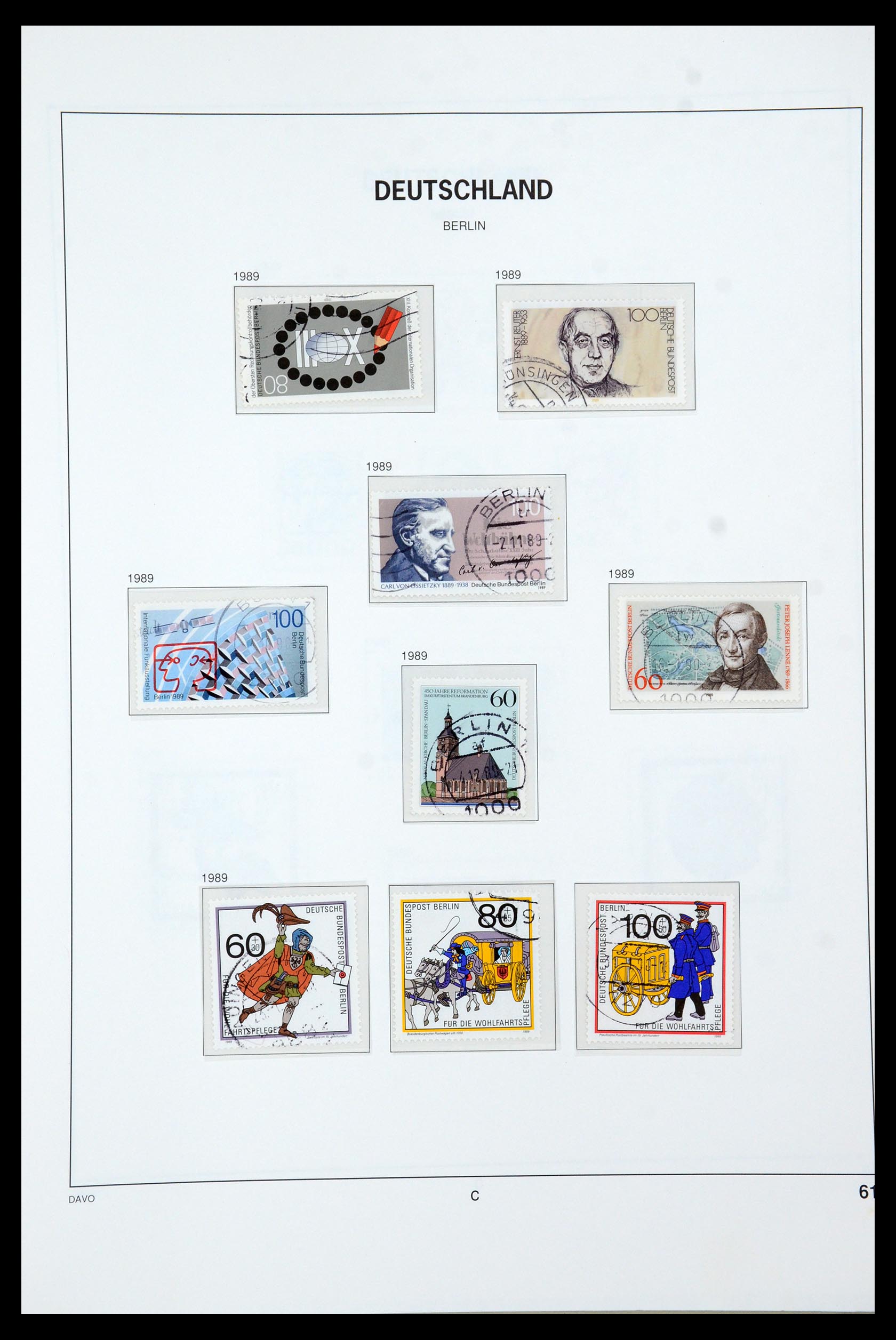 36443 065 - Postzegelverzameling 36443 Berlijn 1948-1990.